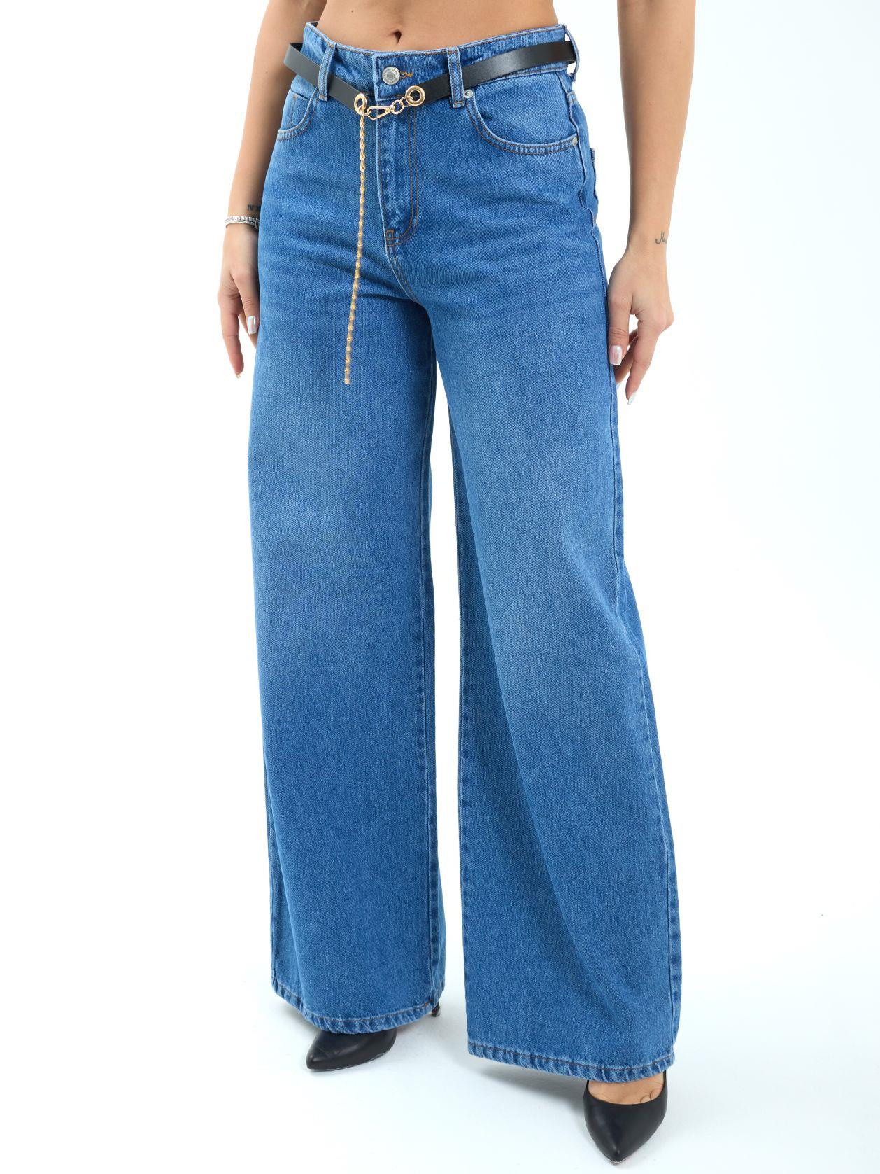 7398 KOT PANTOLON-MAVİ