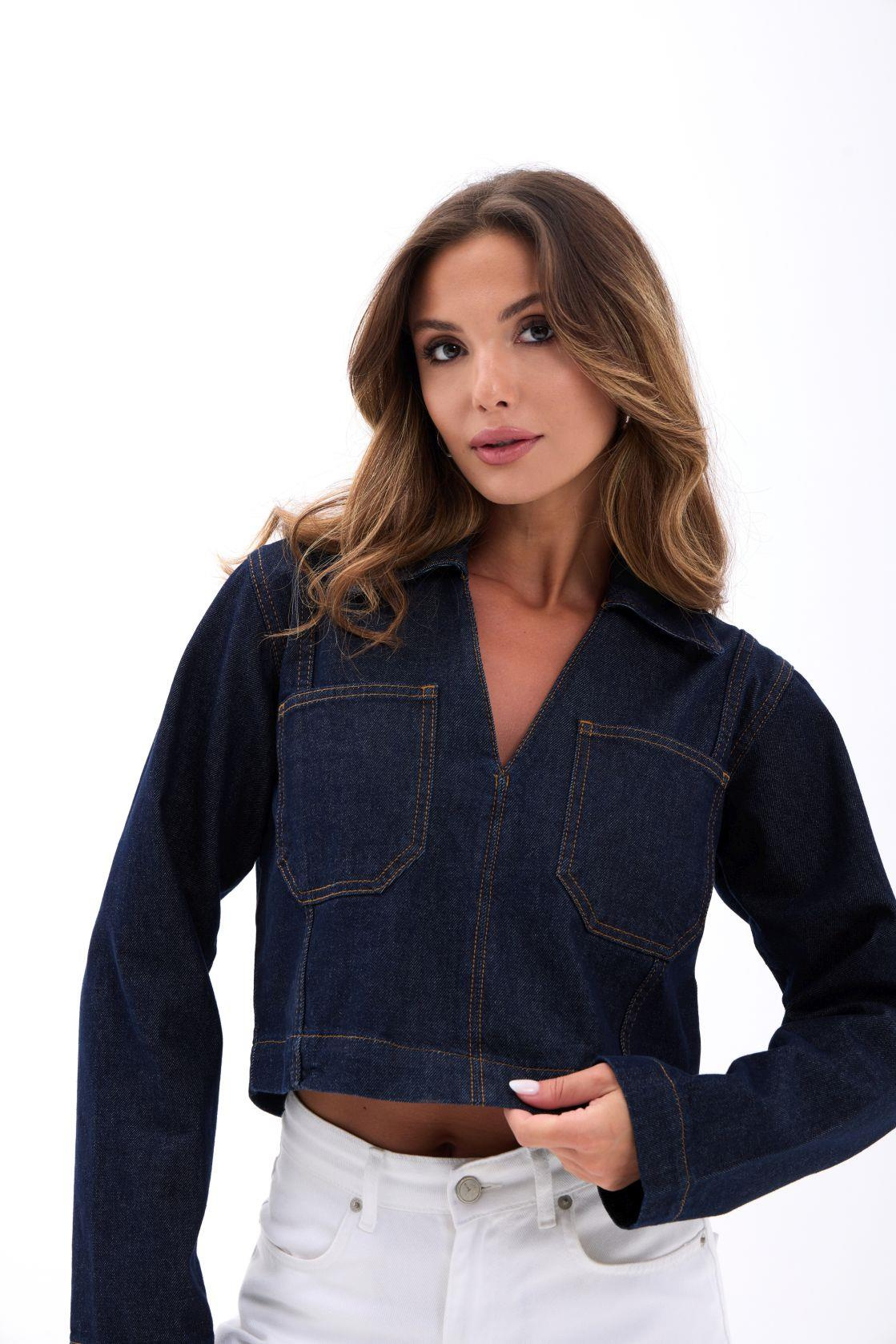 7413 KOT GÖMLEK-MAVİ