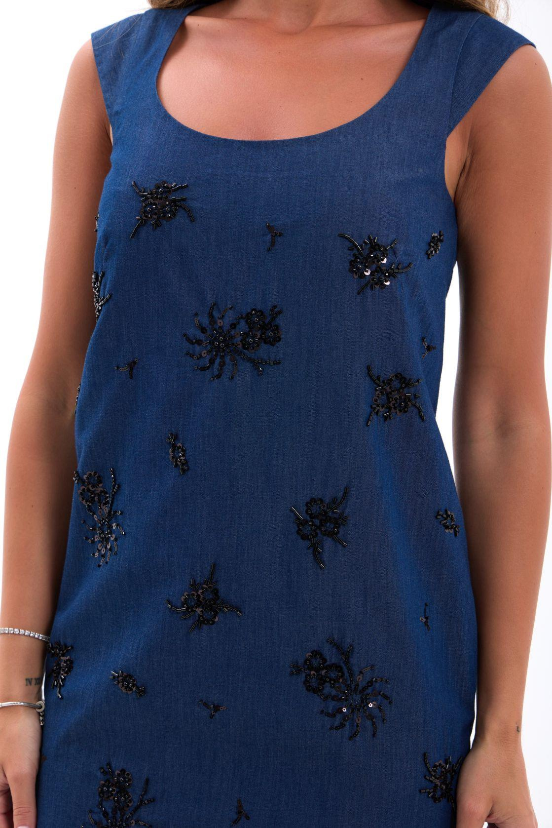 7420 KOT ELBİSE-MAVİ