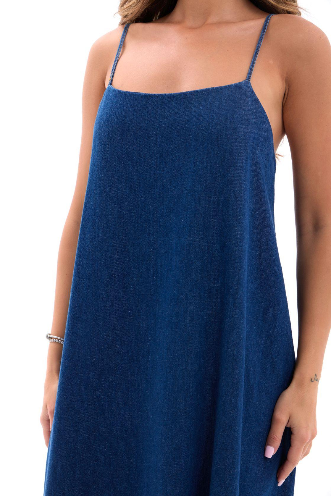 7432 KOT ELBİSE-MAVİ