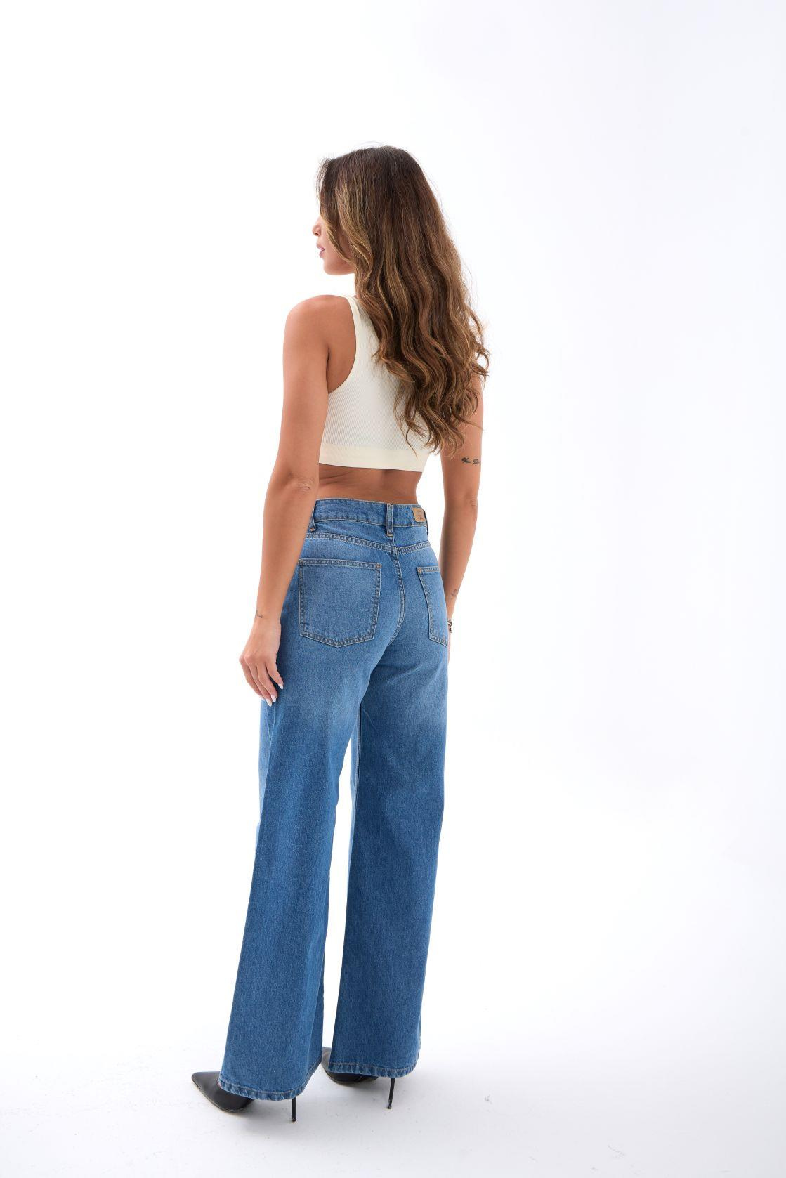 7440 KOT PANTOLON-AÇIK MAVİ