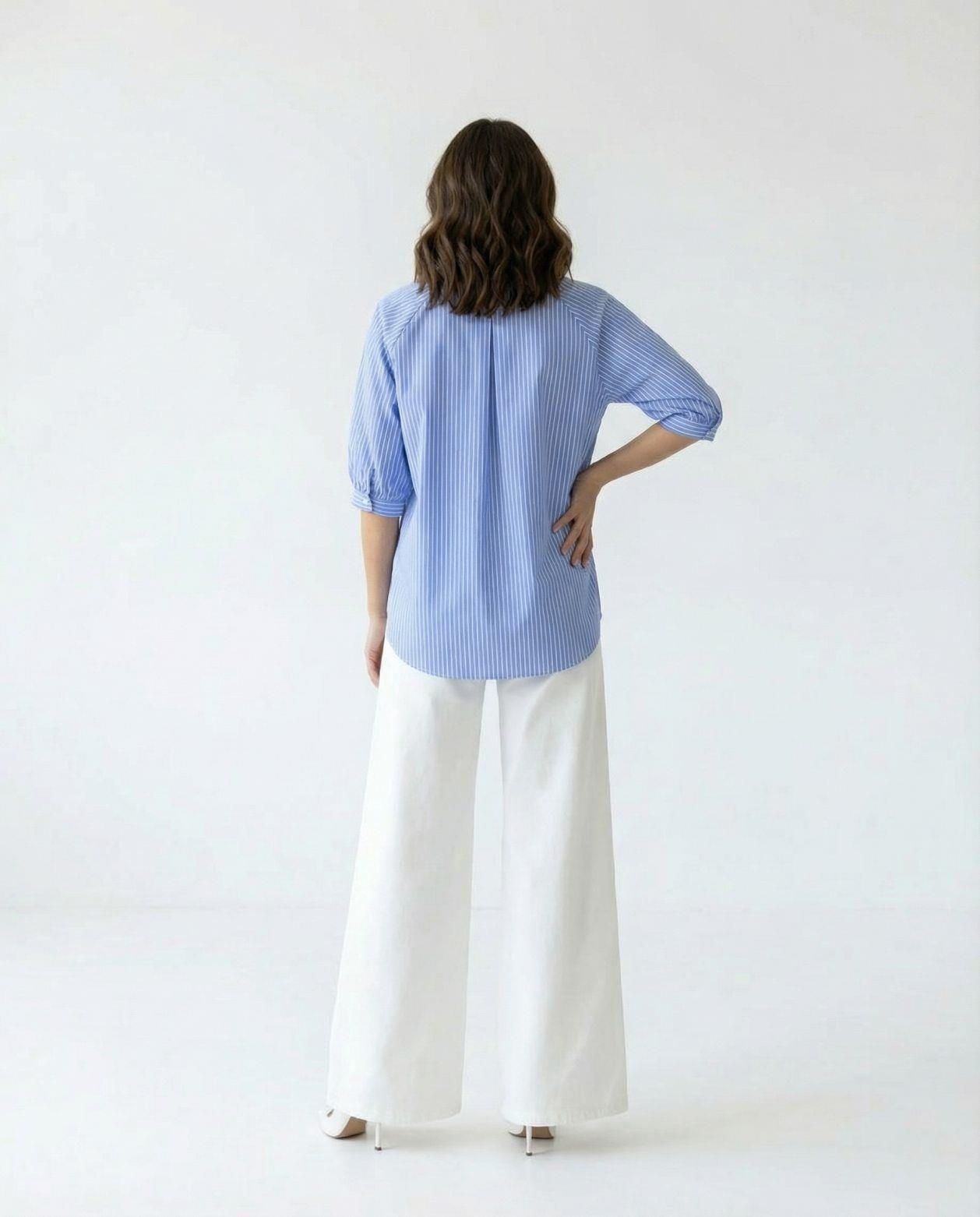 7452 GÖMLEK-AREZZO ÇİZGİLİ