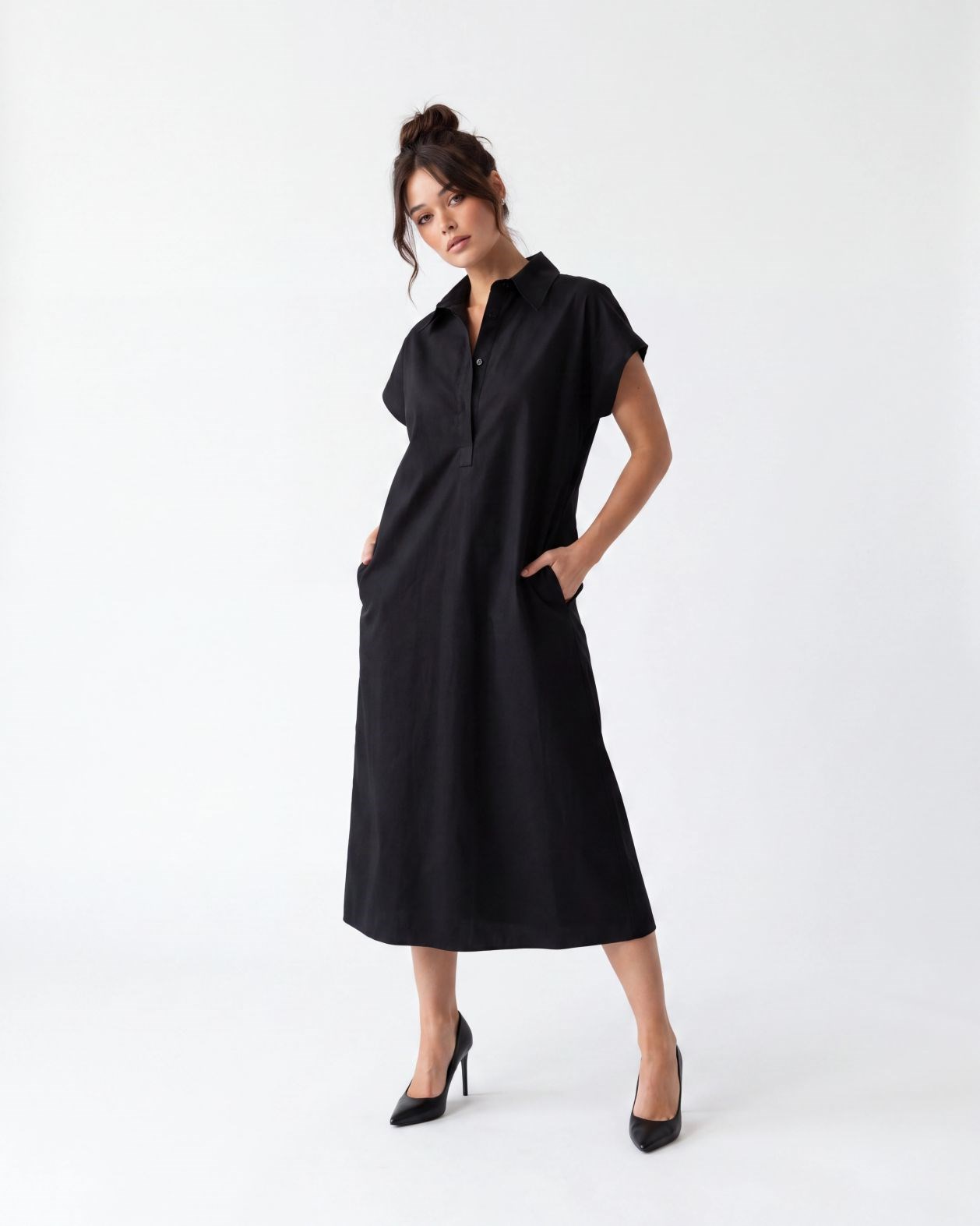 7464 ELBİSE-SİYAH