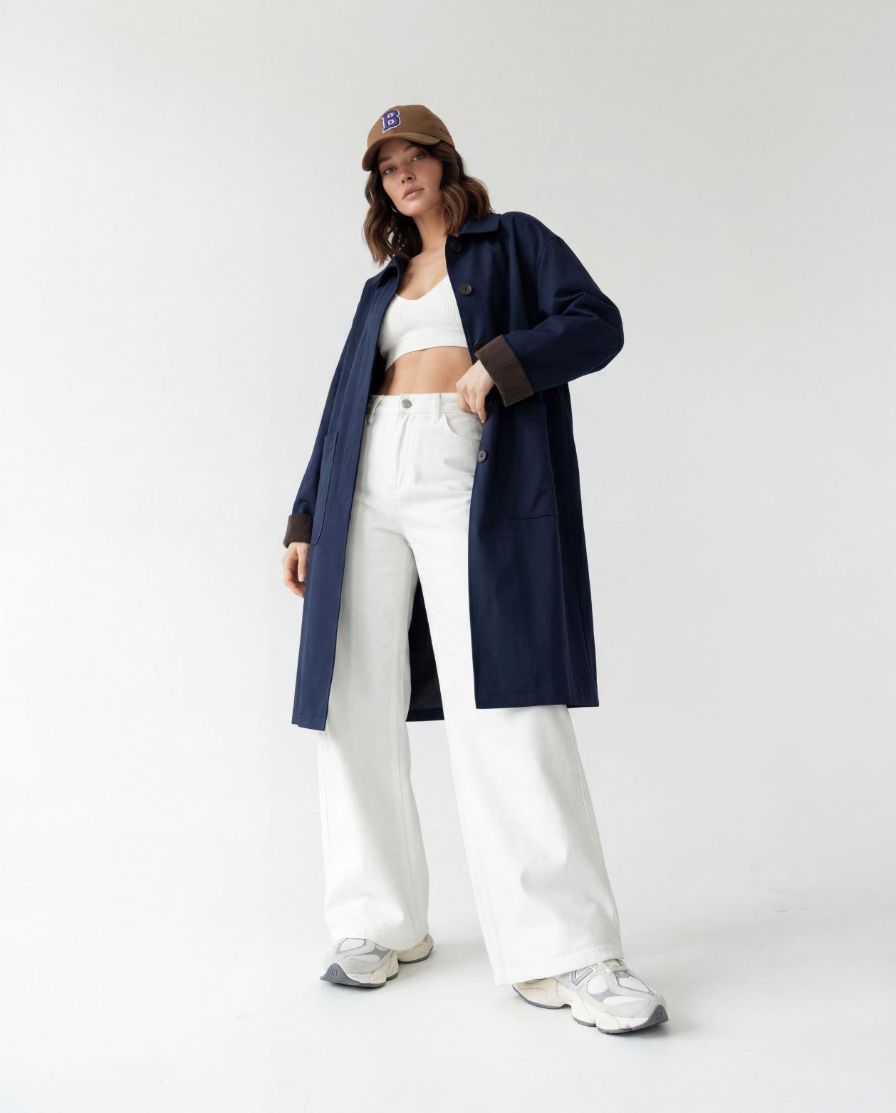 7476 TRENÇKOT-LACİVERT