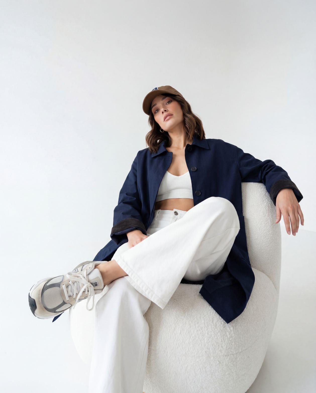 7476 TRENÇKOT-LACİVERT