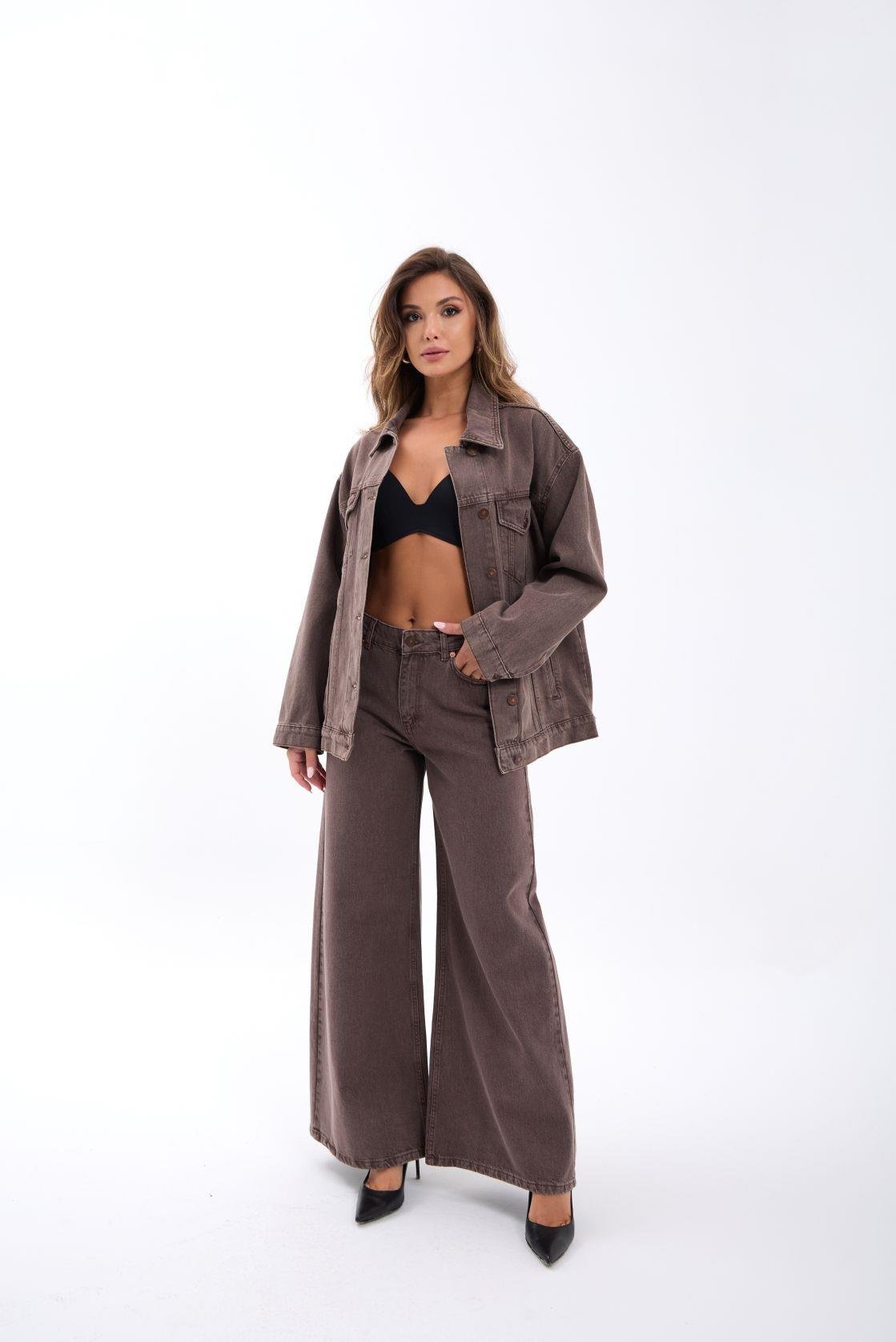 7488 KOT PANTOLON-KAHVE