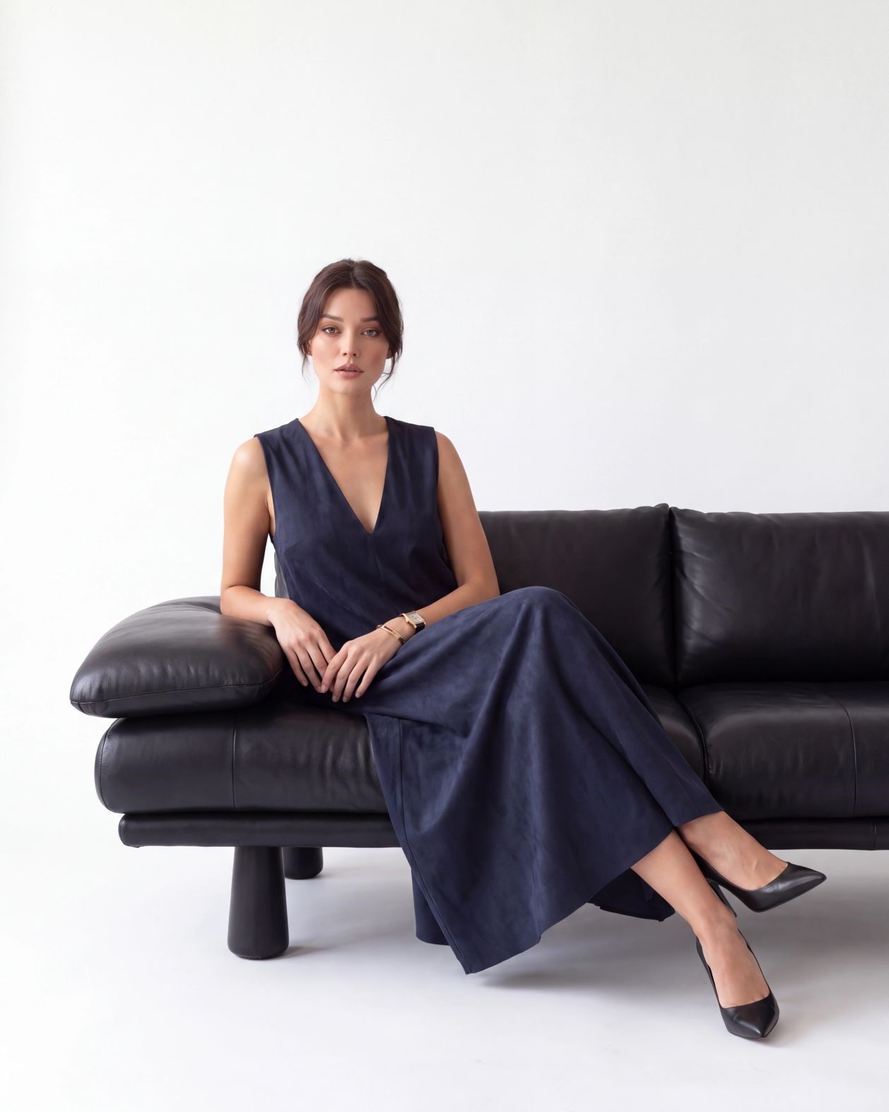 7507 ELBİSE-LACİVERT