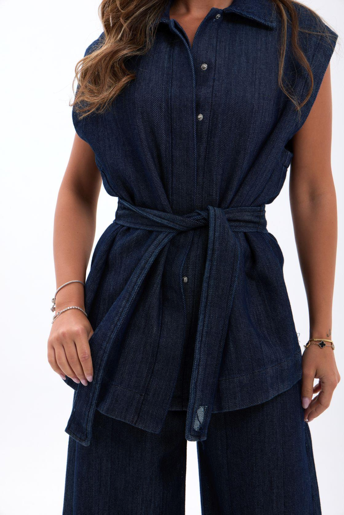 7511 KOT YELEK-LACİVERT