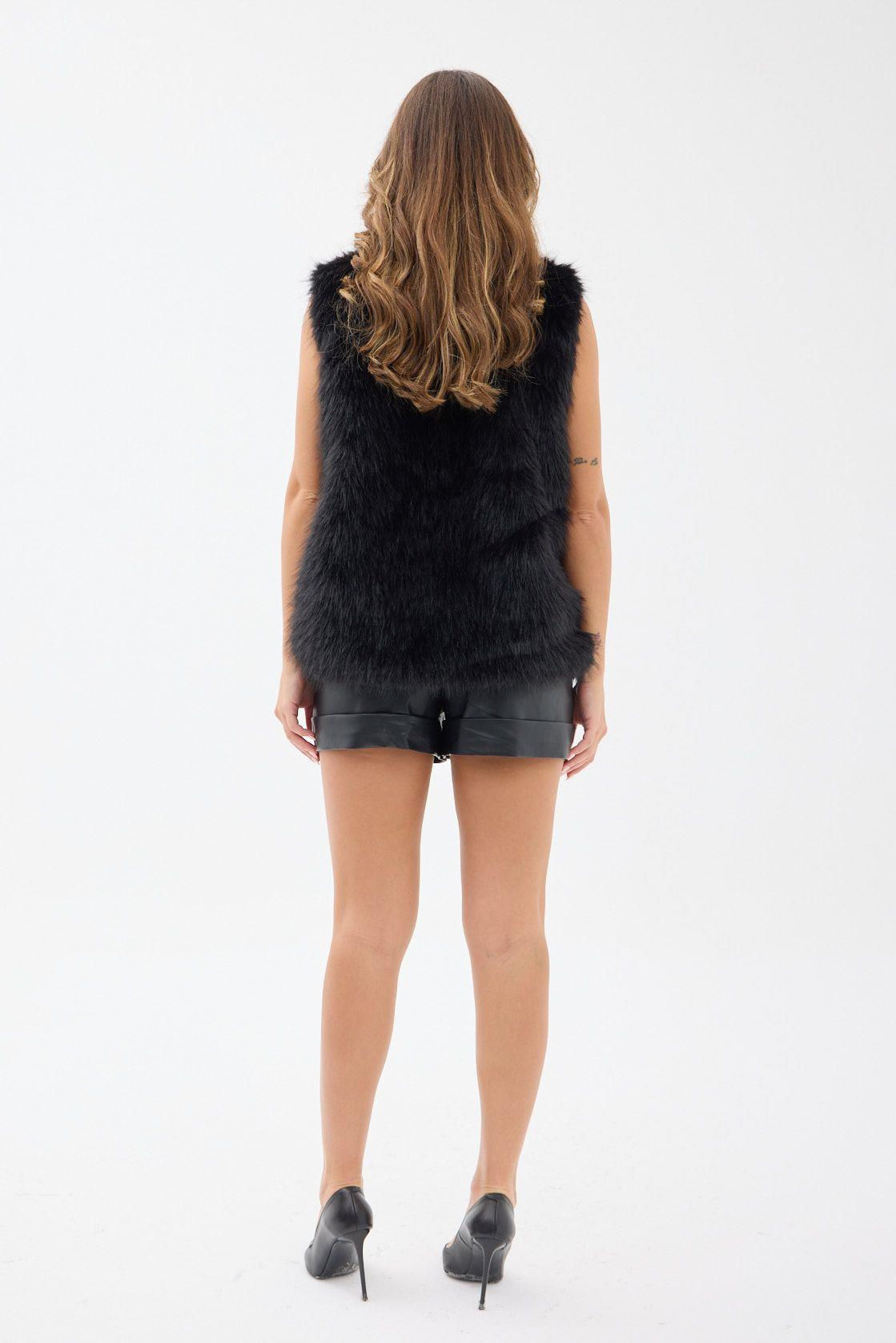 7522 KÜRK YELEK-SİYAH