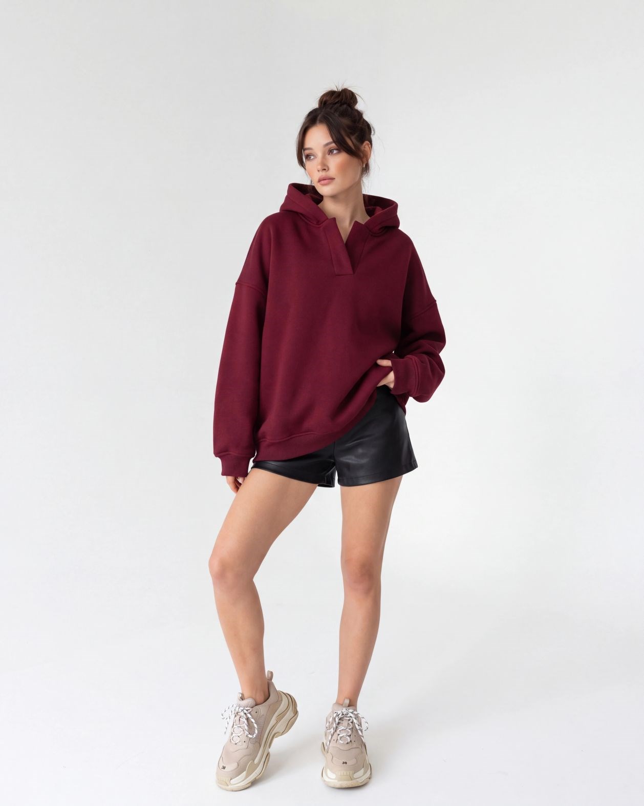 7525 SWEAT-BORDO