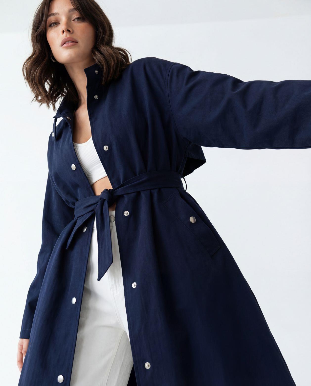 7535 TRENÇKOT-LACİVERT