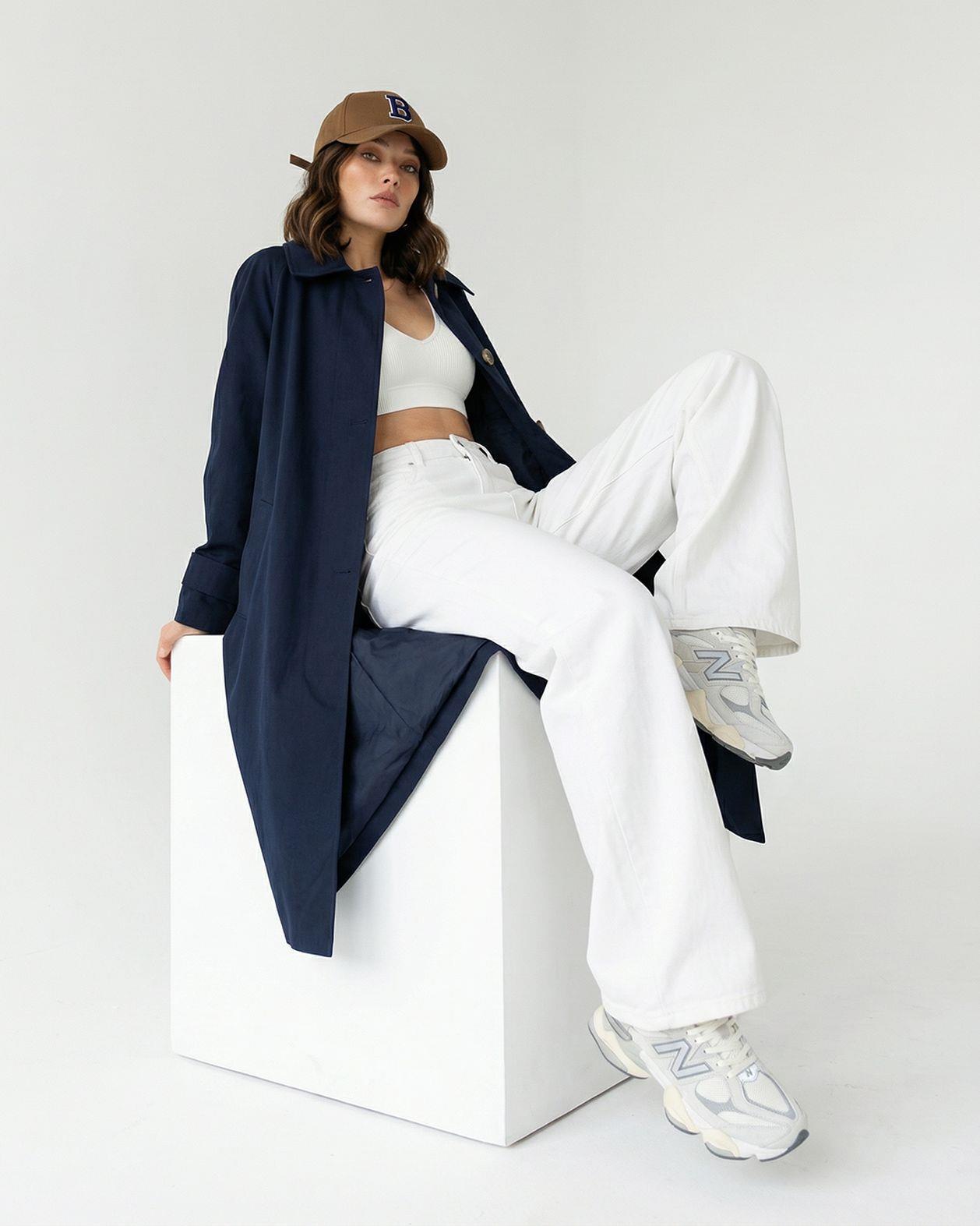 7537 TRENÇKOT-LACİVERT