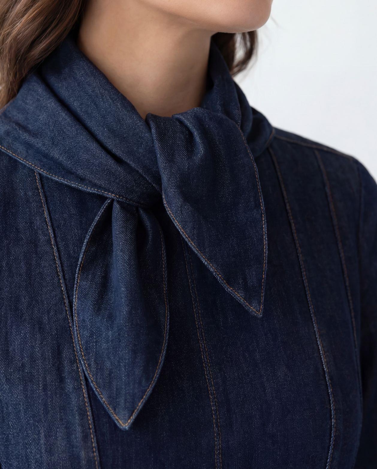 7551 KOT ELBİSE-DARK BLUE