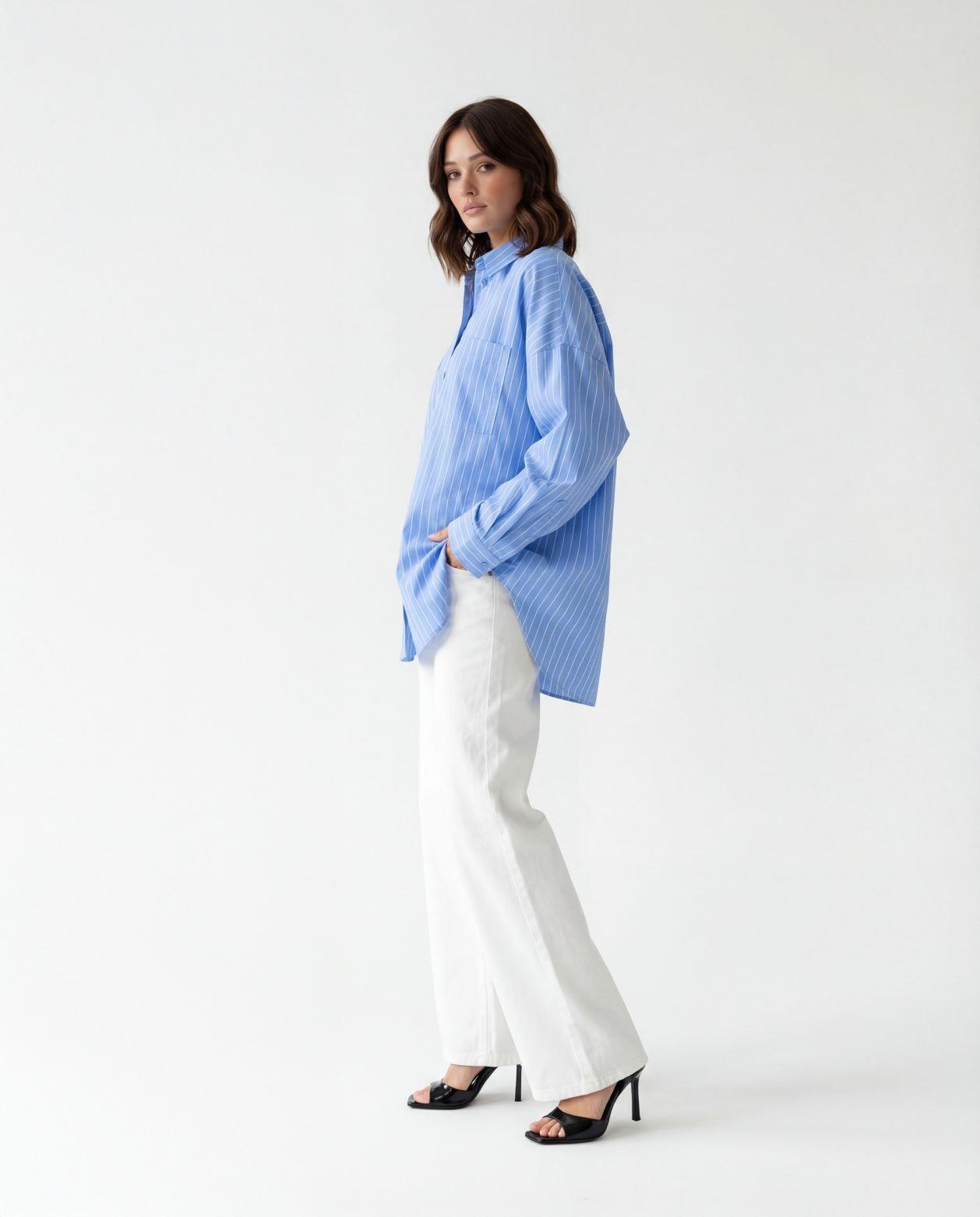 7554 GÖMLEK-NOVARA ÇİZGİLİ