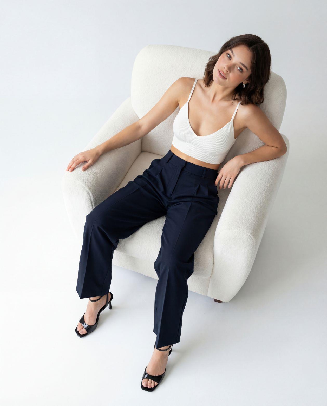 7555 PANTOLON-LACİVERT