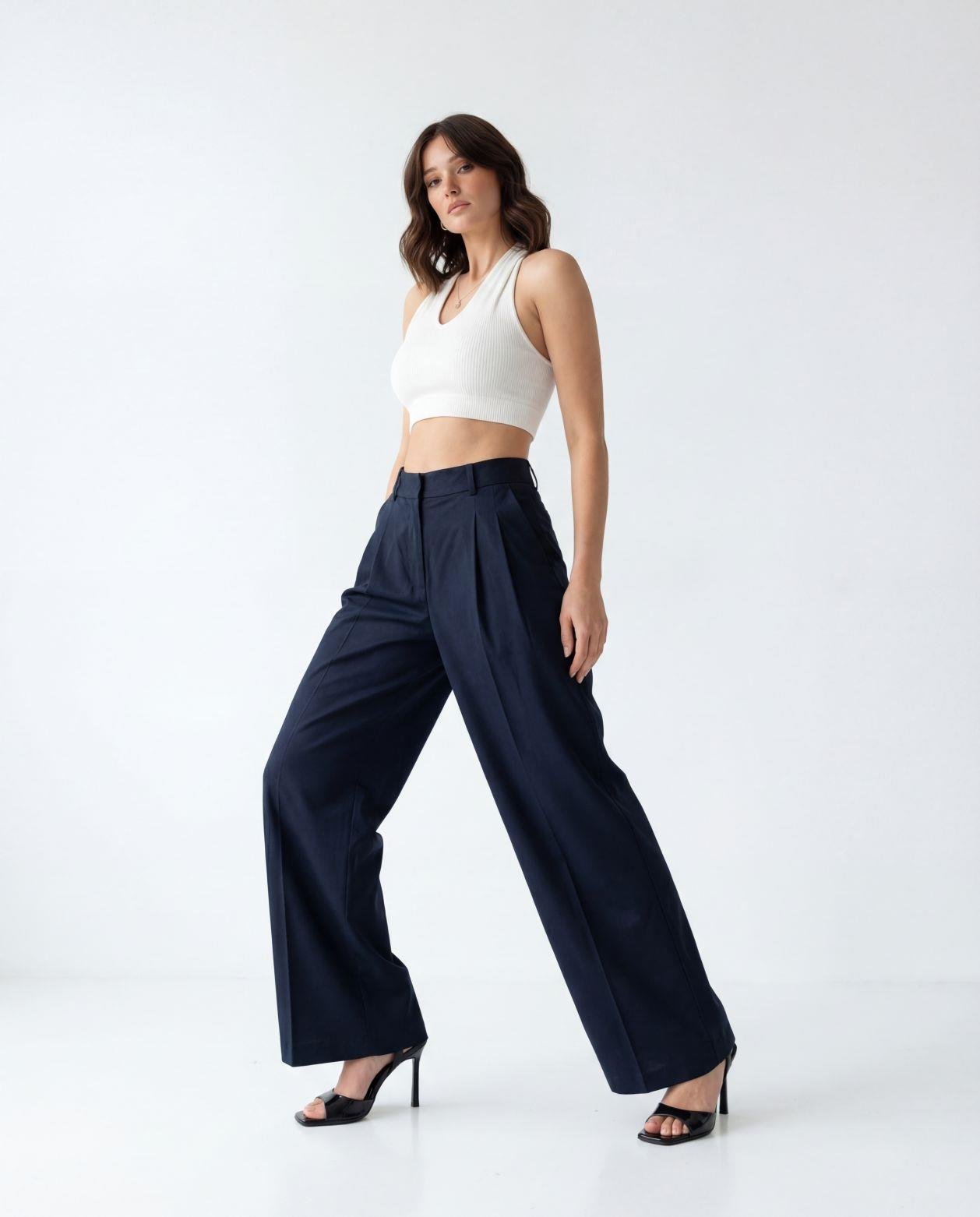 7555 PANTOLON-LACİVERT