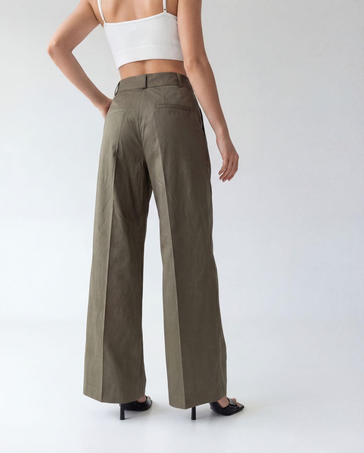 7555 PANTOLON-VİZON