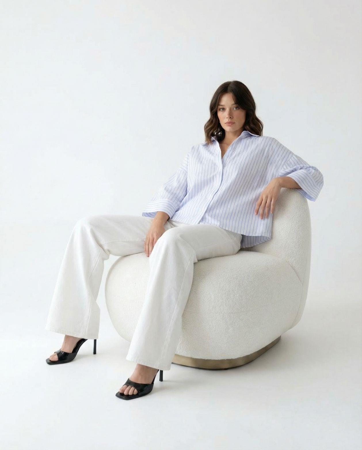 7556 GÖMLEK-BERLIN ÇİZGİLİ