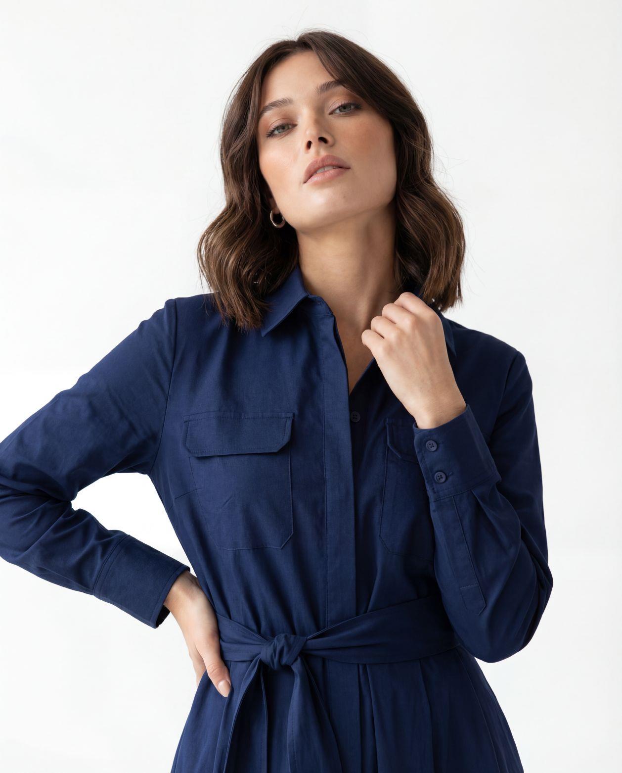 7559 ELBİSE-LACİVERT