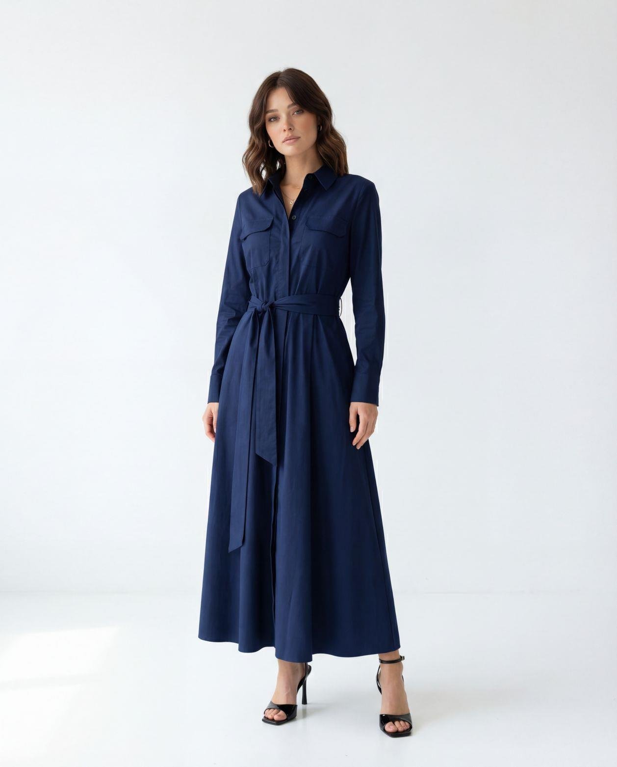 7559 ELBİSE-LACİVERT