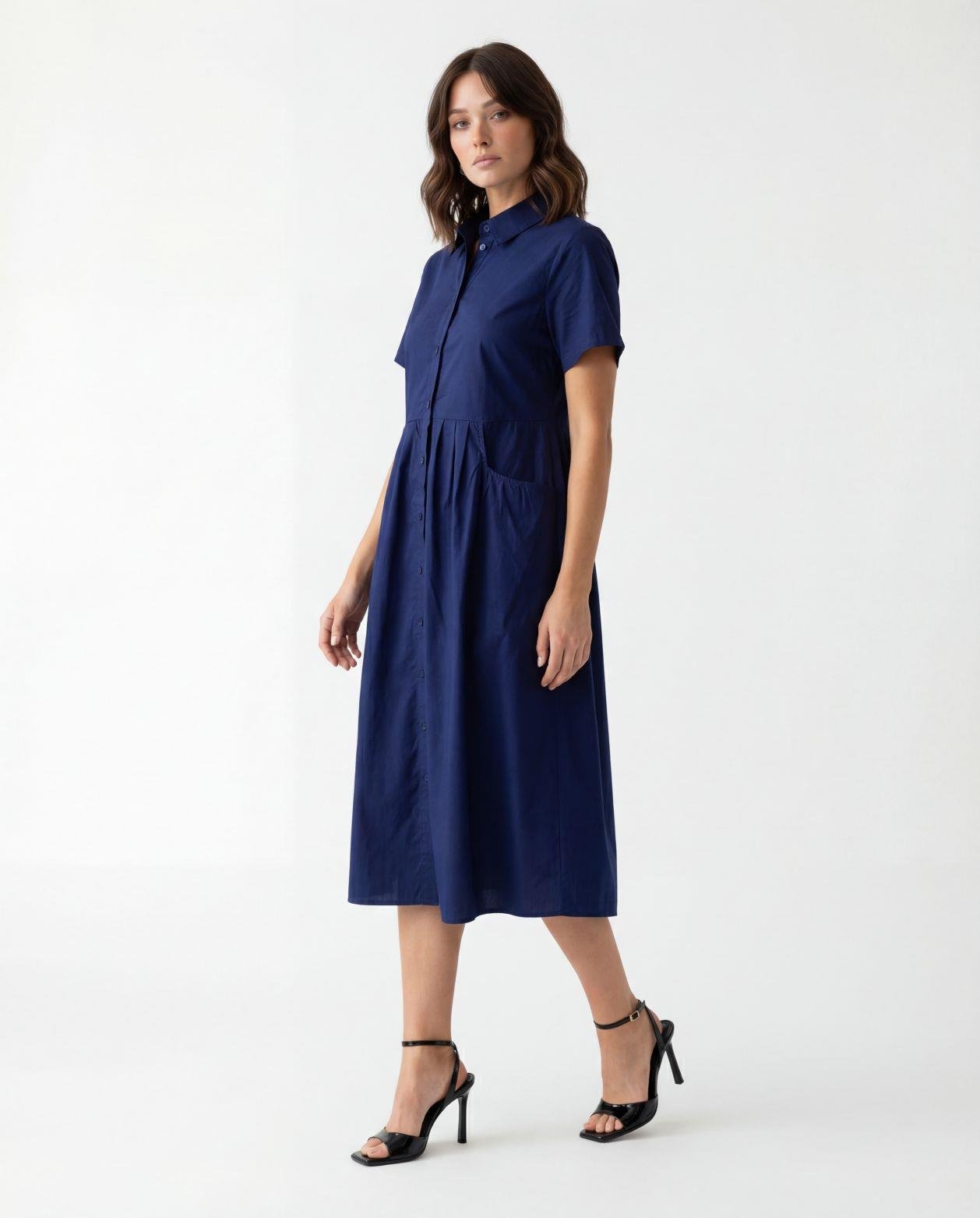 7561 ELBİSE-LACİVERT