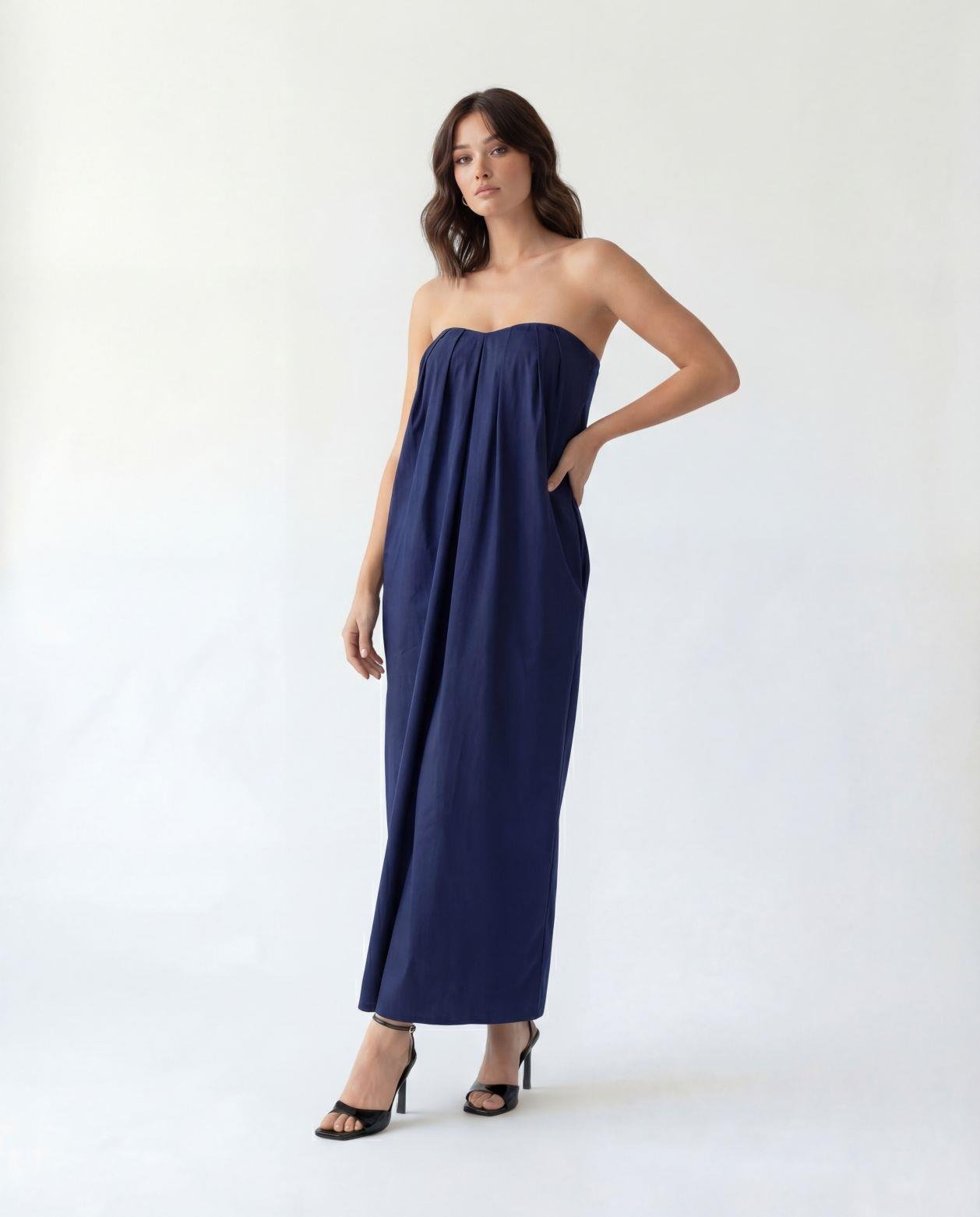 7564 ELBİSE-LACİVERT