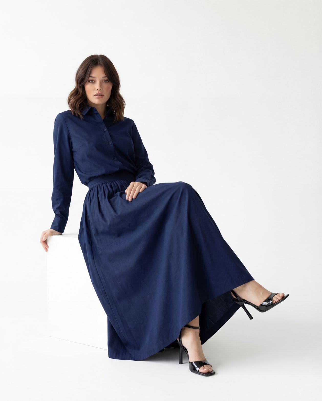 7573 GÖMLEK-LACİVERT