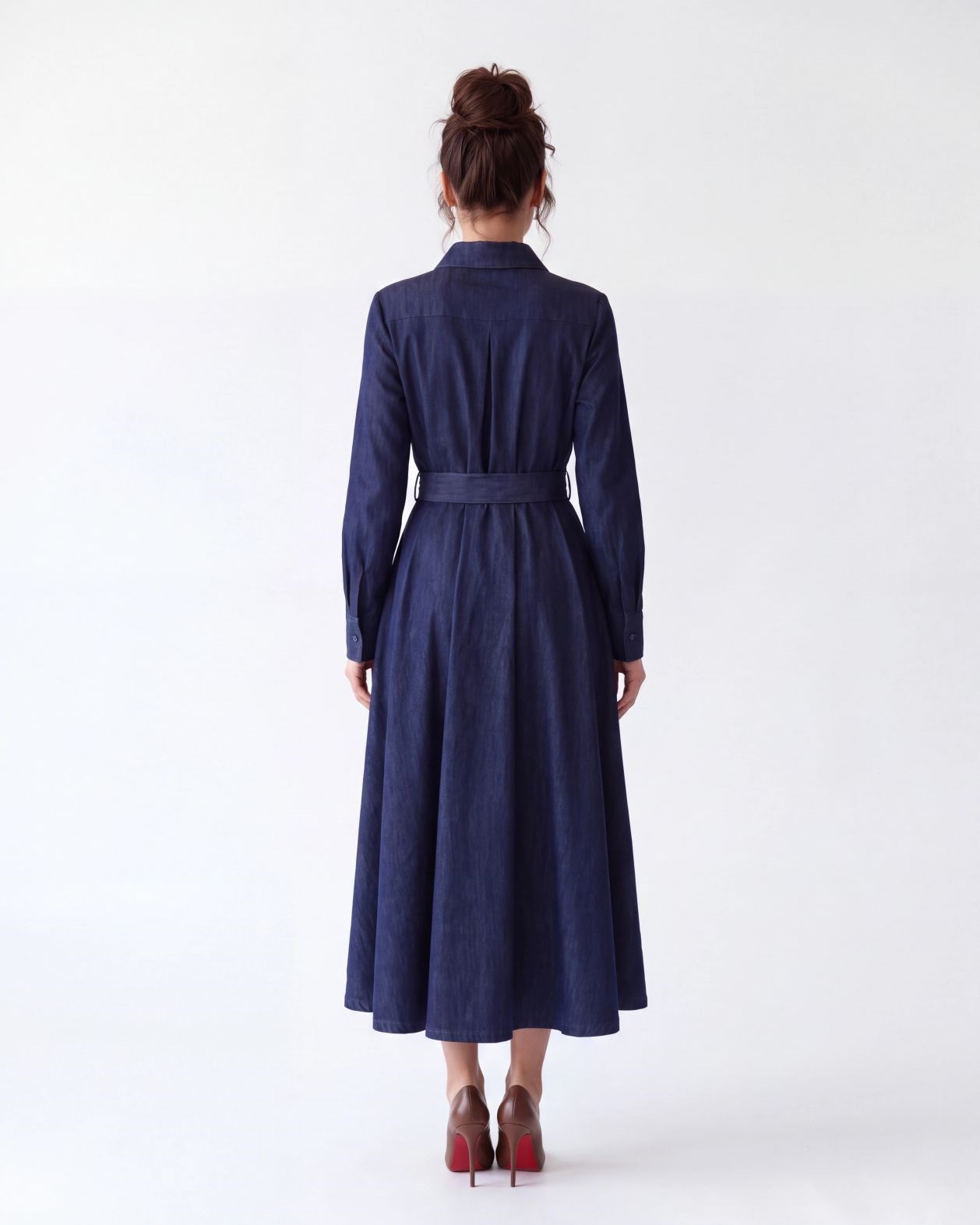 7597 KOT ELBİSE-DARK BLUE