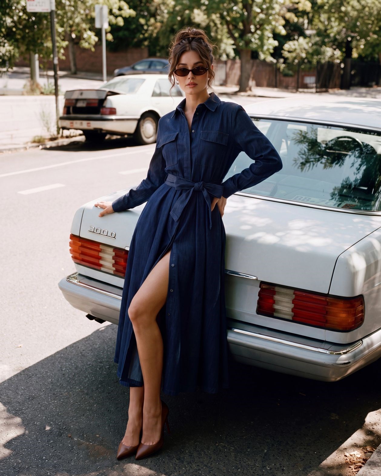 7597 KOT ELBİSE-DARK BLUE