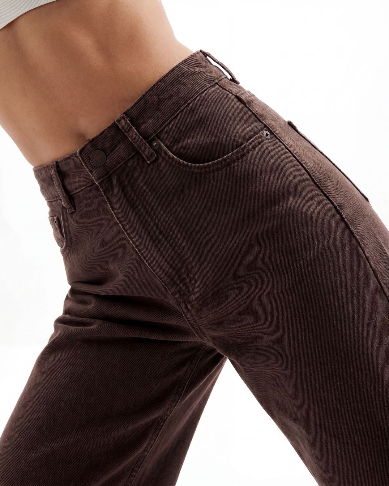 7612 KOT PANTOLON-DARK BROWN