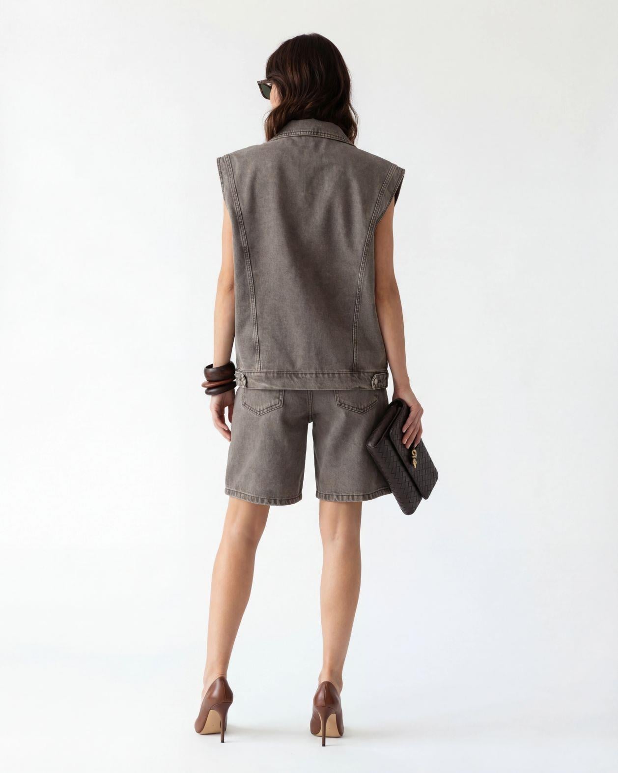 7630 KOT ŞORT-BROWN