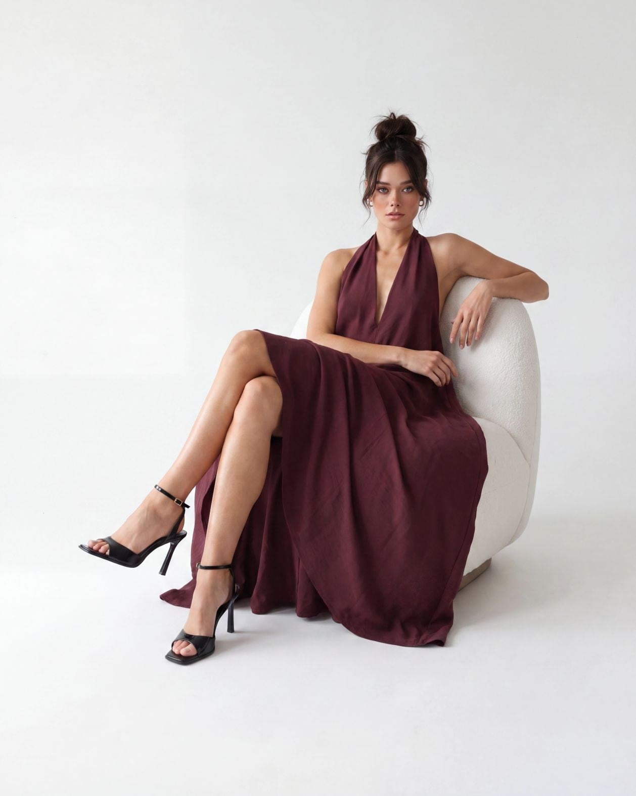 7636 ELBİSE-BORDO