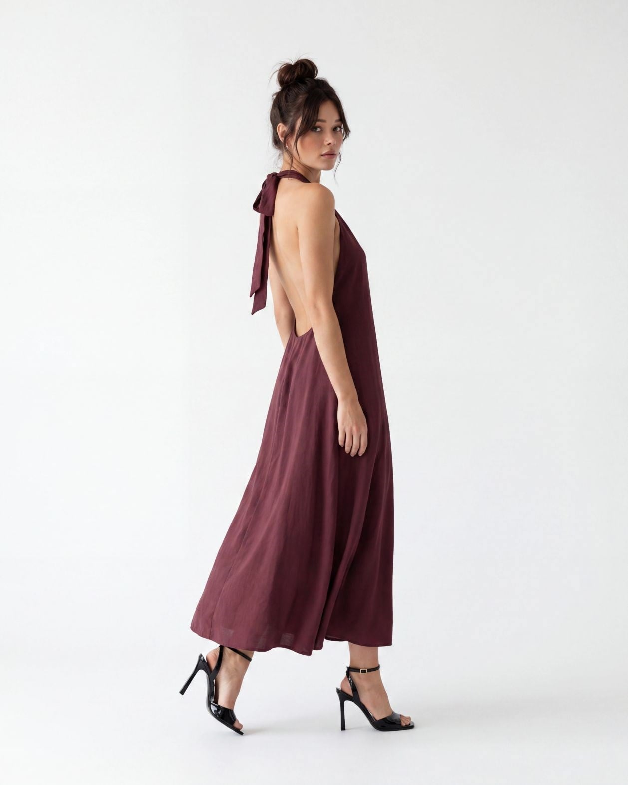 7636 ELBİSE-BORDO