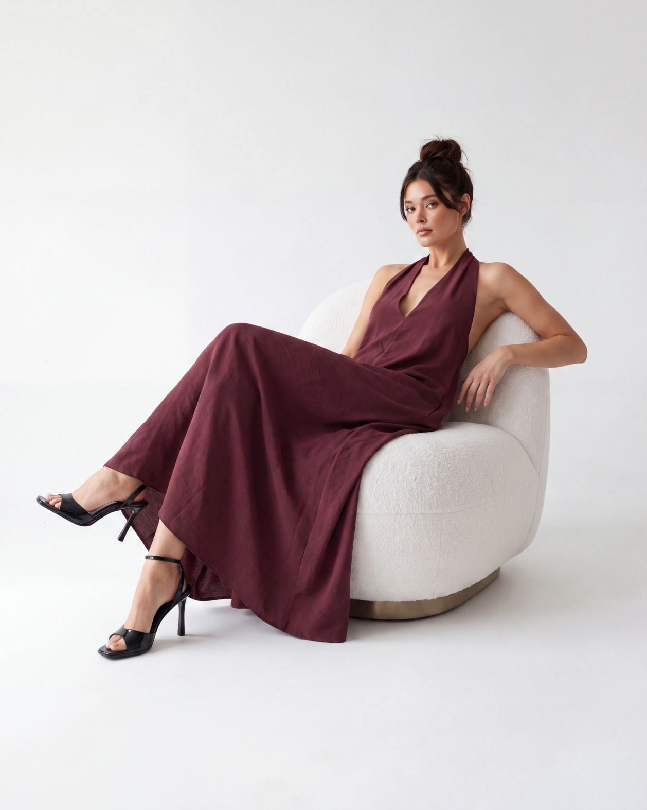 7636 ELBİSE-BORDO
