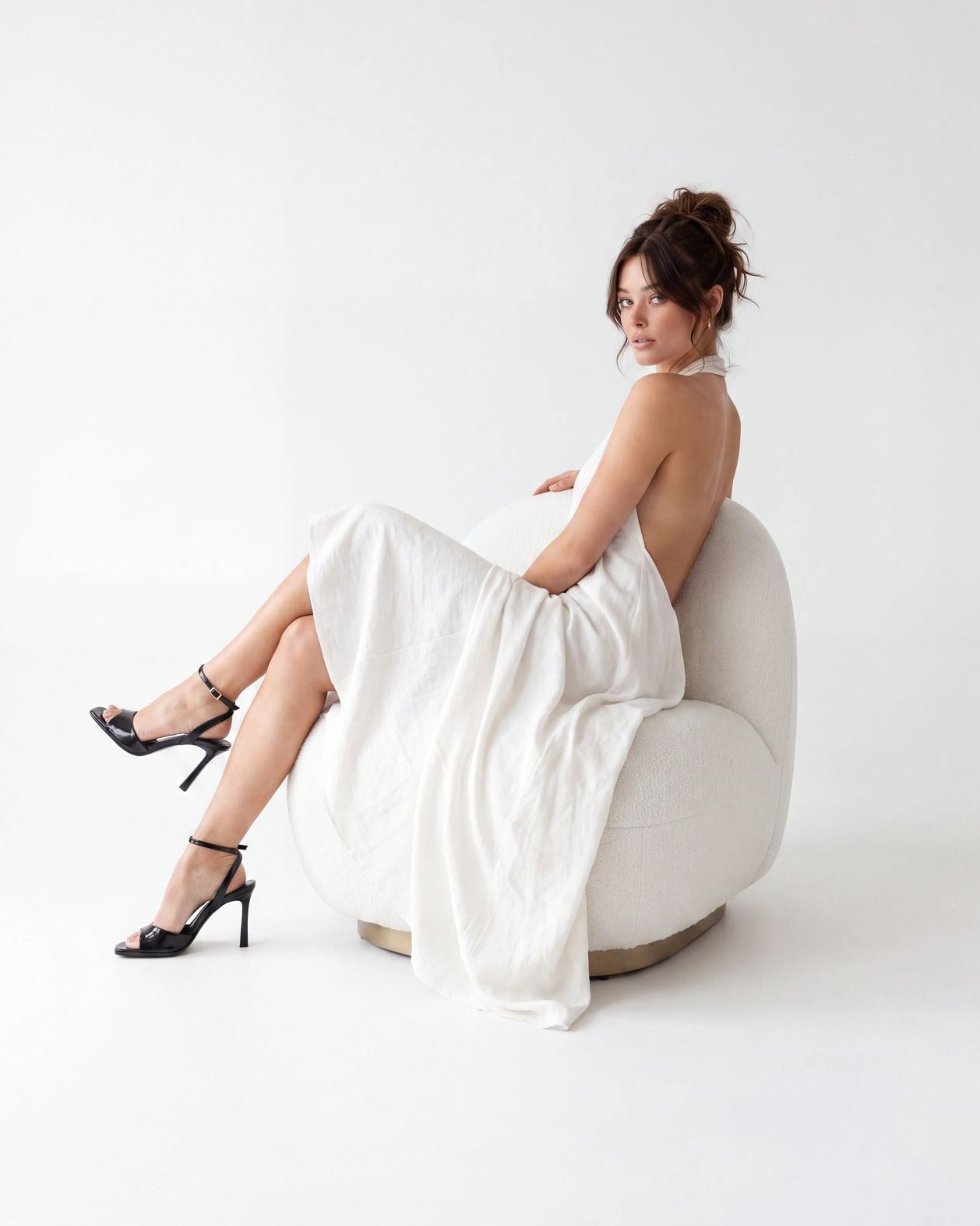 7636 ELBİSE-EKRU