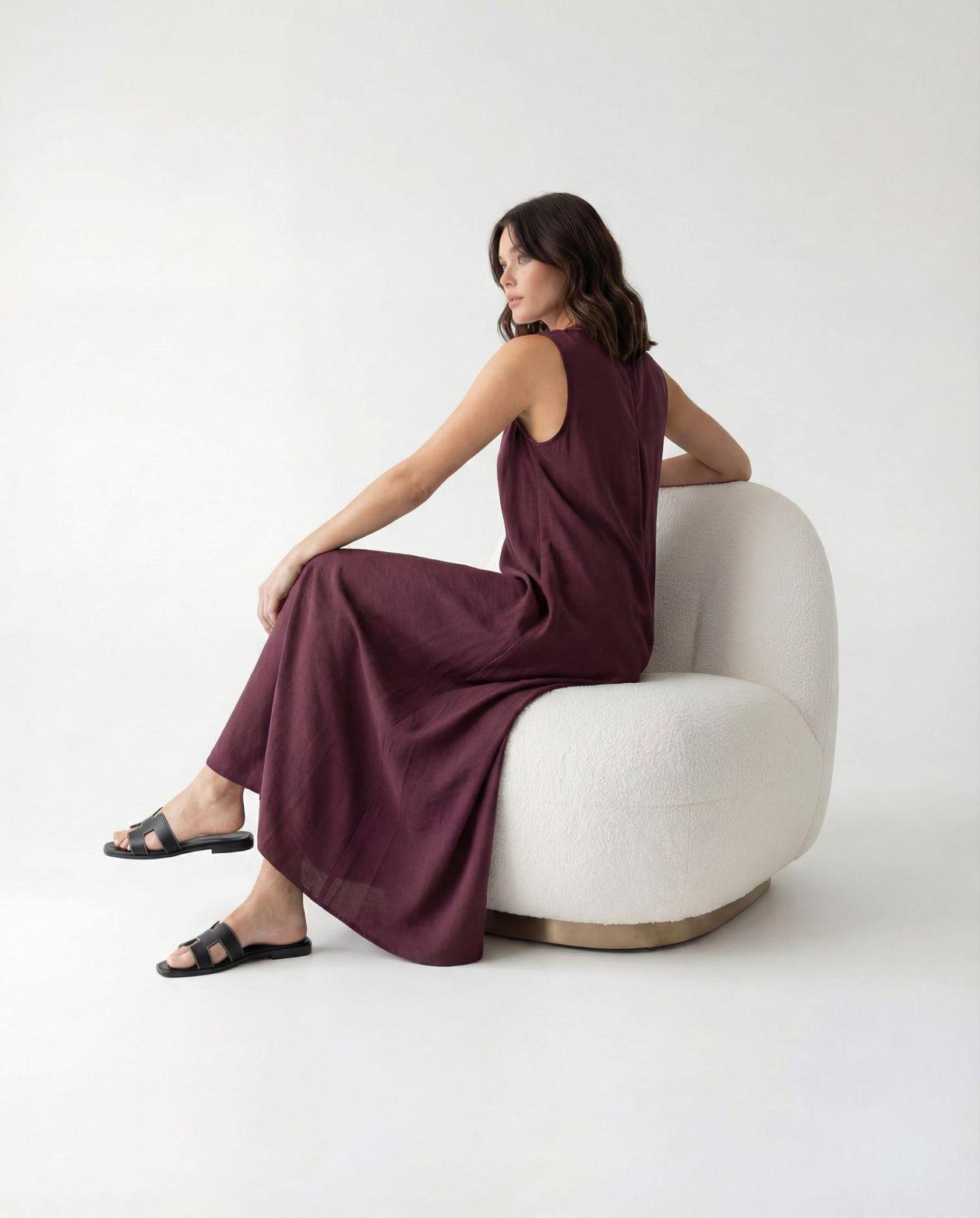 7642 ELBİSE-BORDO