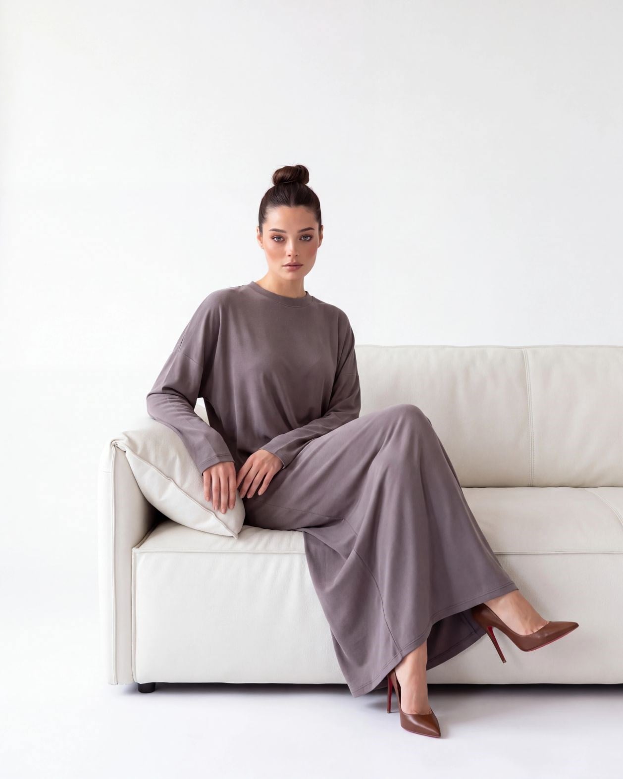 7693 ELBİSE-AÇIK KAHVE