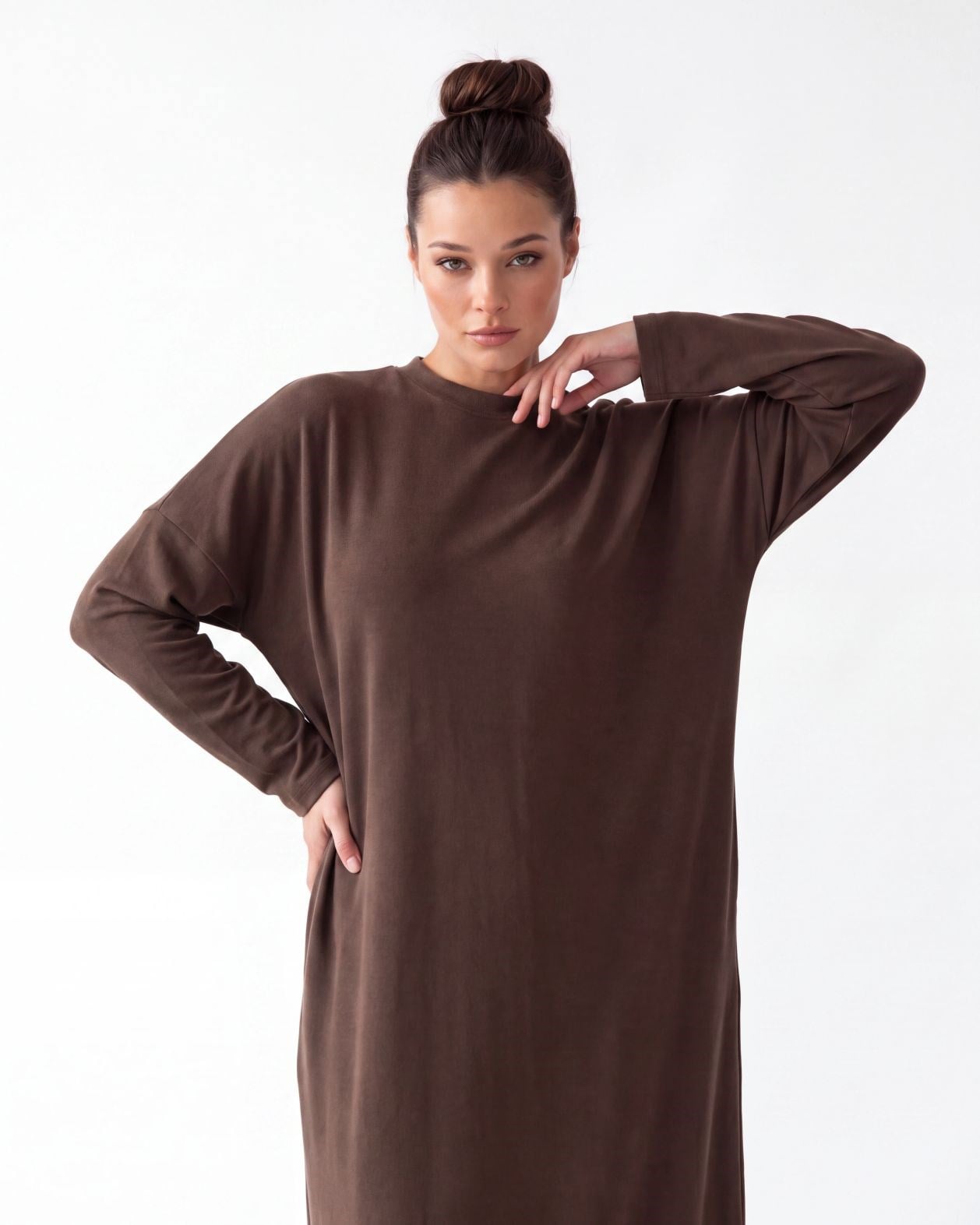 7693 ELBİSE-KAHVE