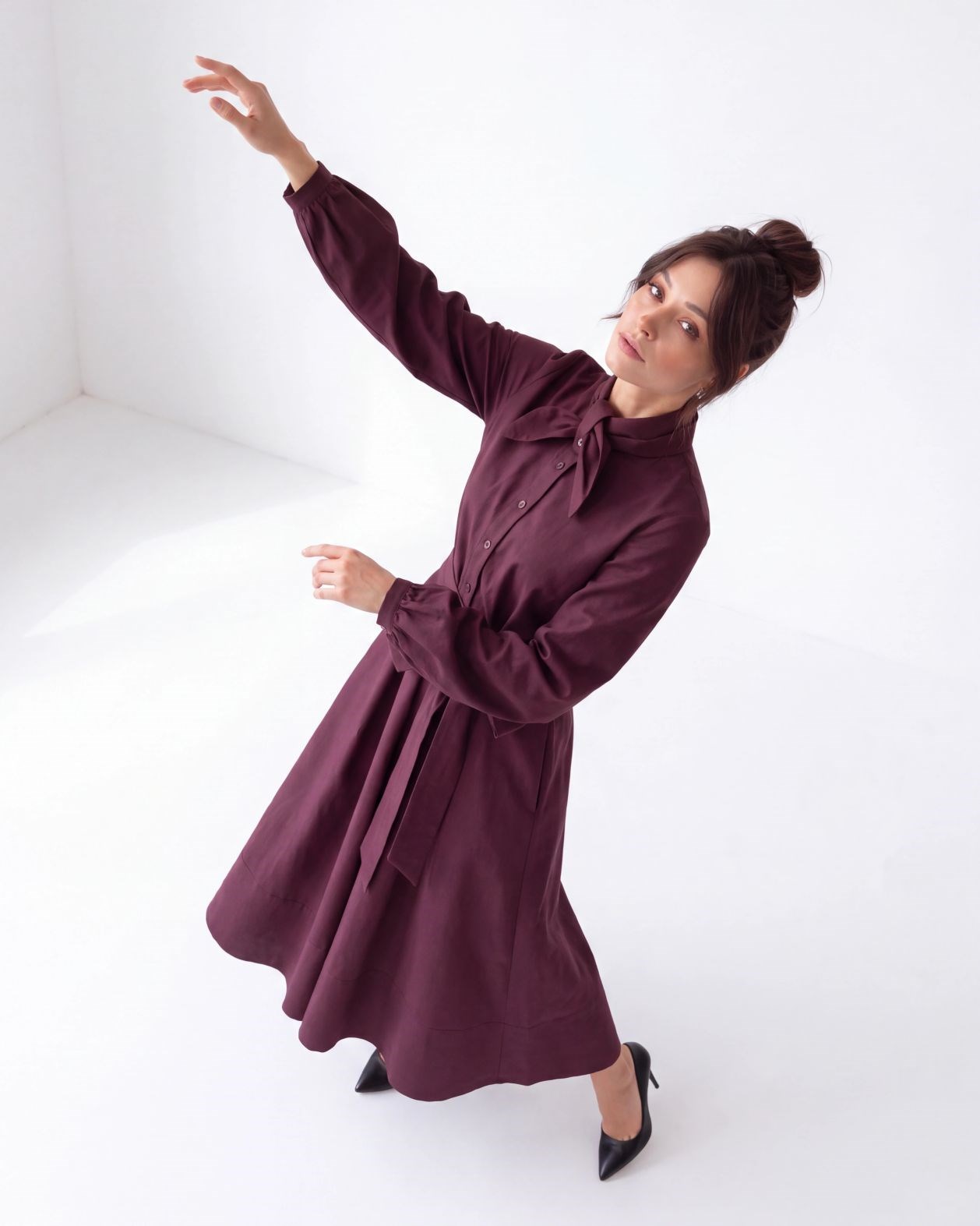 7695 ELBİSE-BORDO