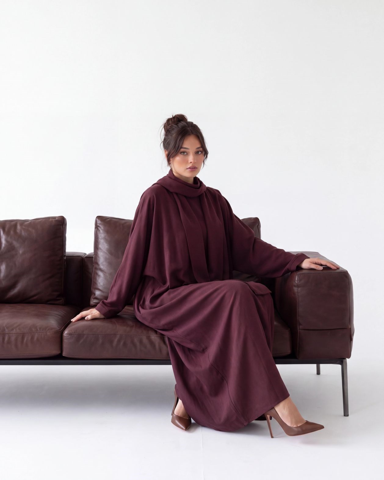 7717 ELBİSE-BORDO