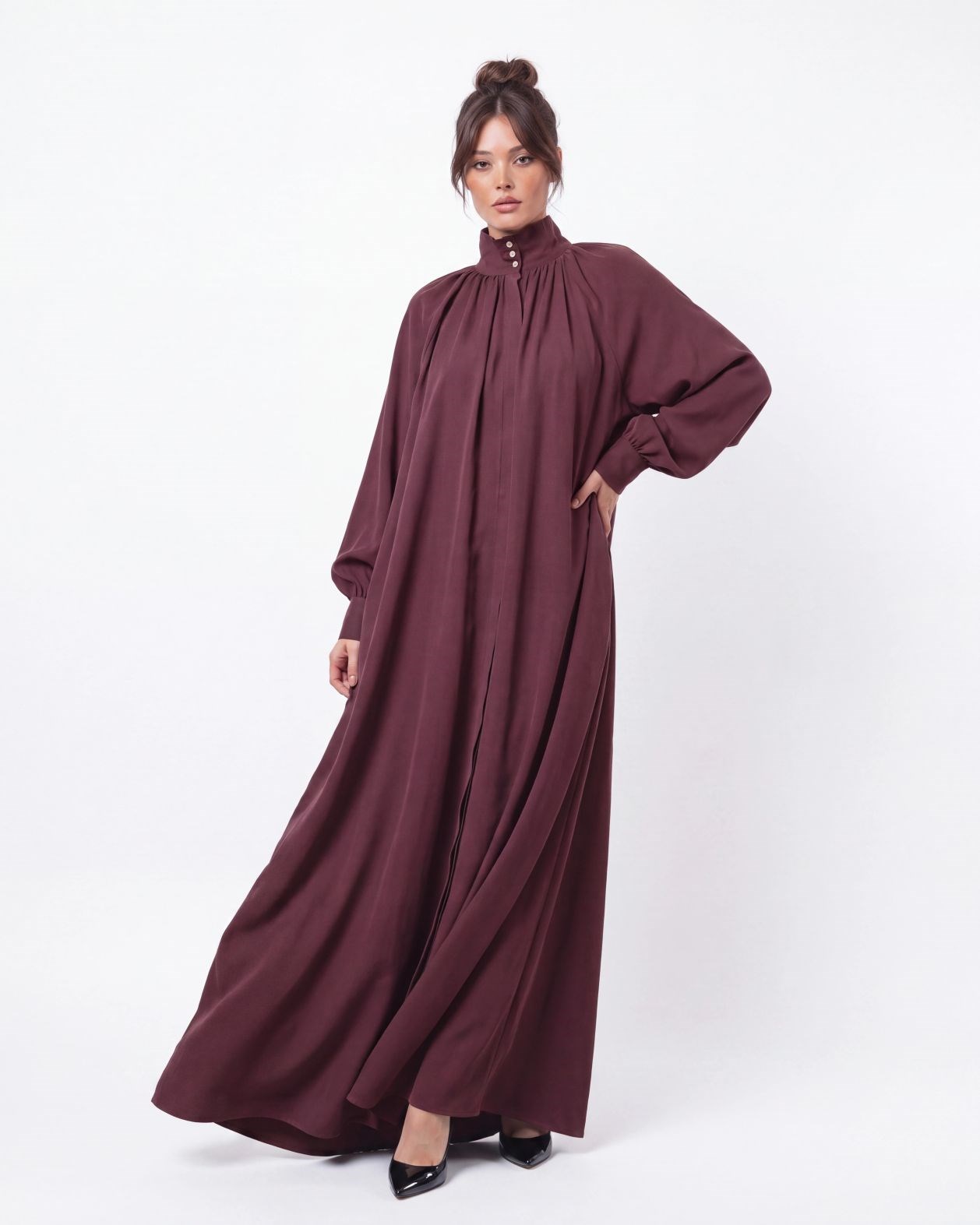 7725 ELBİSE-BORDO