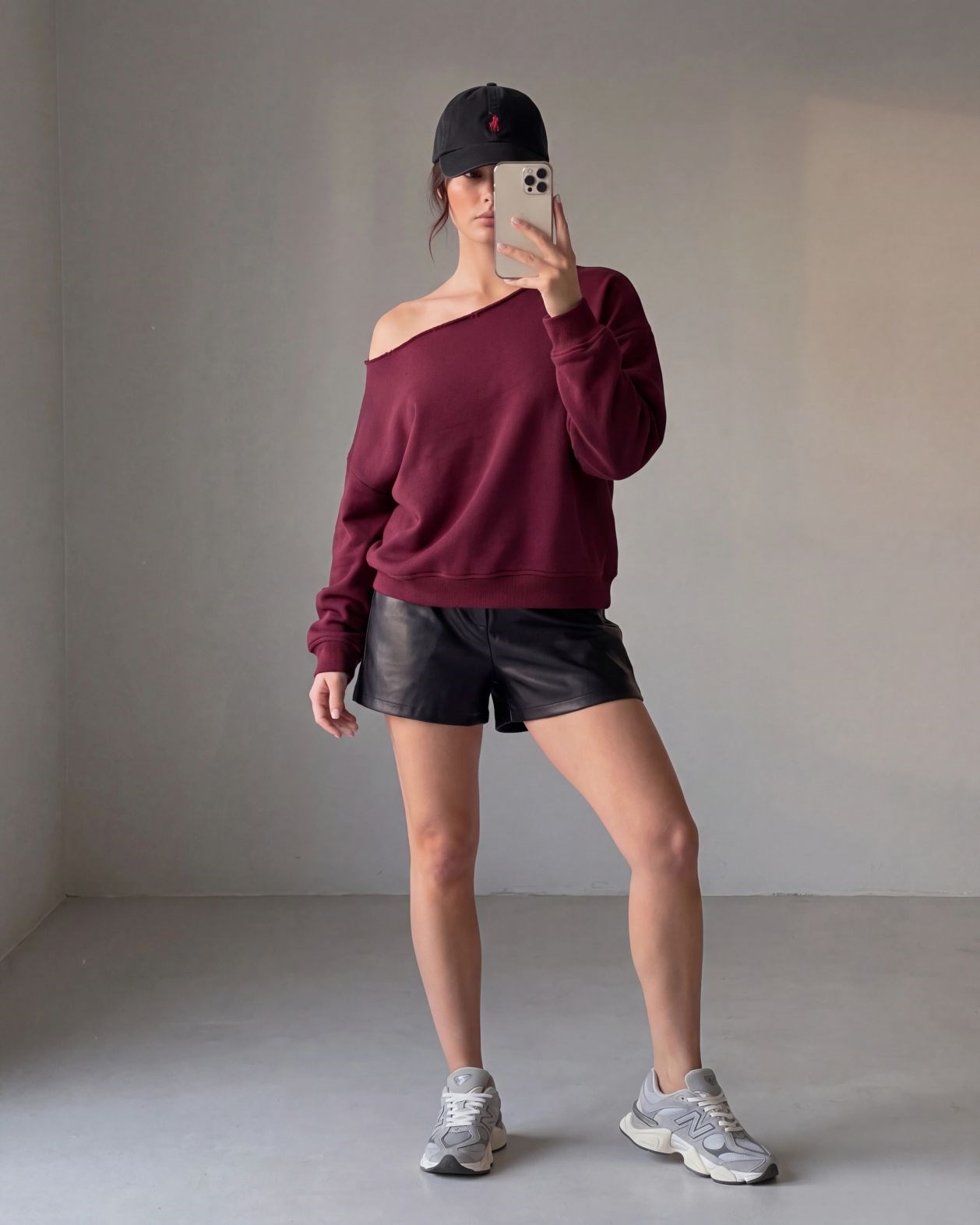 7738 SWEAT-BORDO
