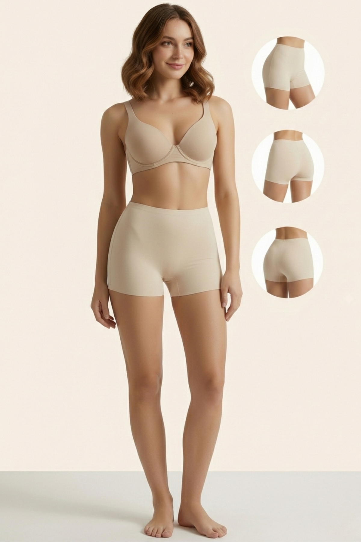 Carigna Model Toparlayıcı Ve Sıkılaştırıcı Lazer Kesim Iz Yapmaz Toparlayıcı Boxer Ten Renk