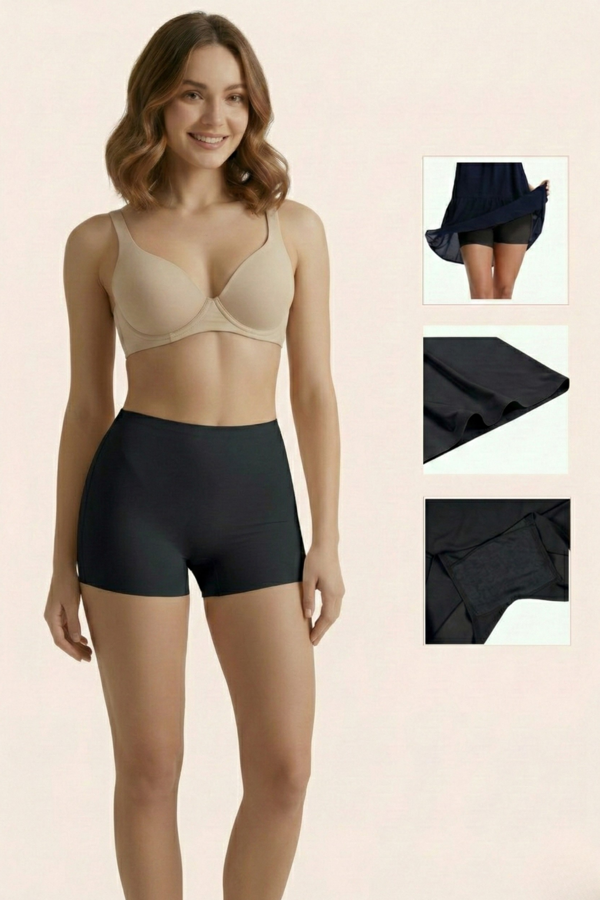Carigna Model Toparlayıcı Ve Sıkılaştırıcı Lazer Kesim Iz Yapmaz Toparlayıcı Boxer Siyah Renk