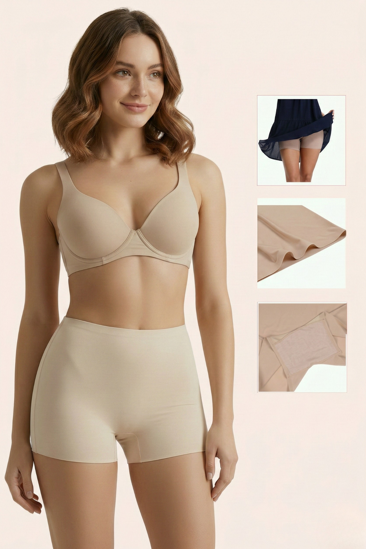 Carigna Model Toparlayıcı Ve Sıkılaştırıcı Lazer Kesim Iz Yapmaz Toparlayıcı Boxer Ten Renk