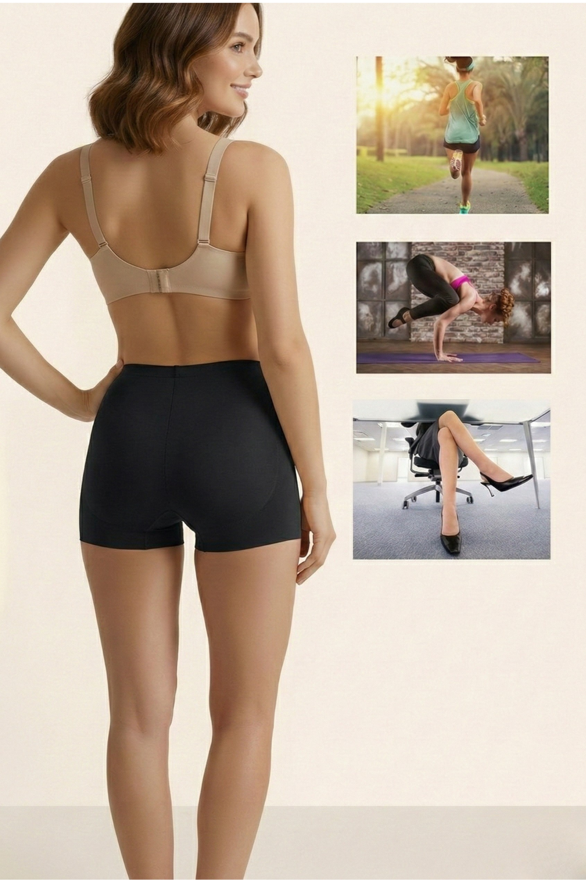 Carigna Model Toparlayıcı Ve Sıkılaştırıcı Lazer Kesim Iz Yapmaz Toparlayıcı Boxer Siyah Renk