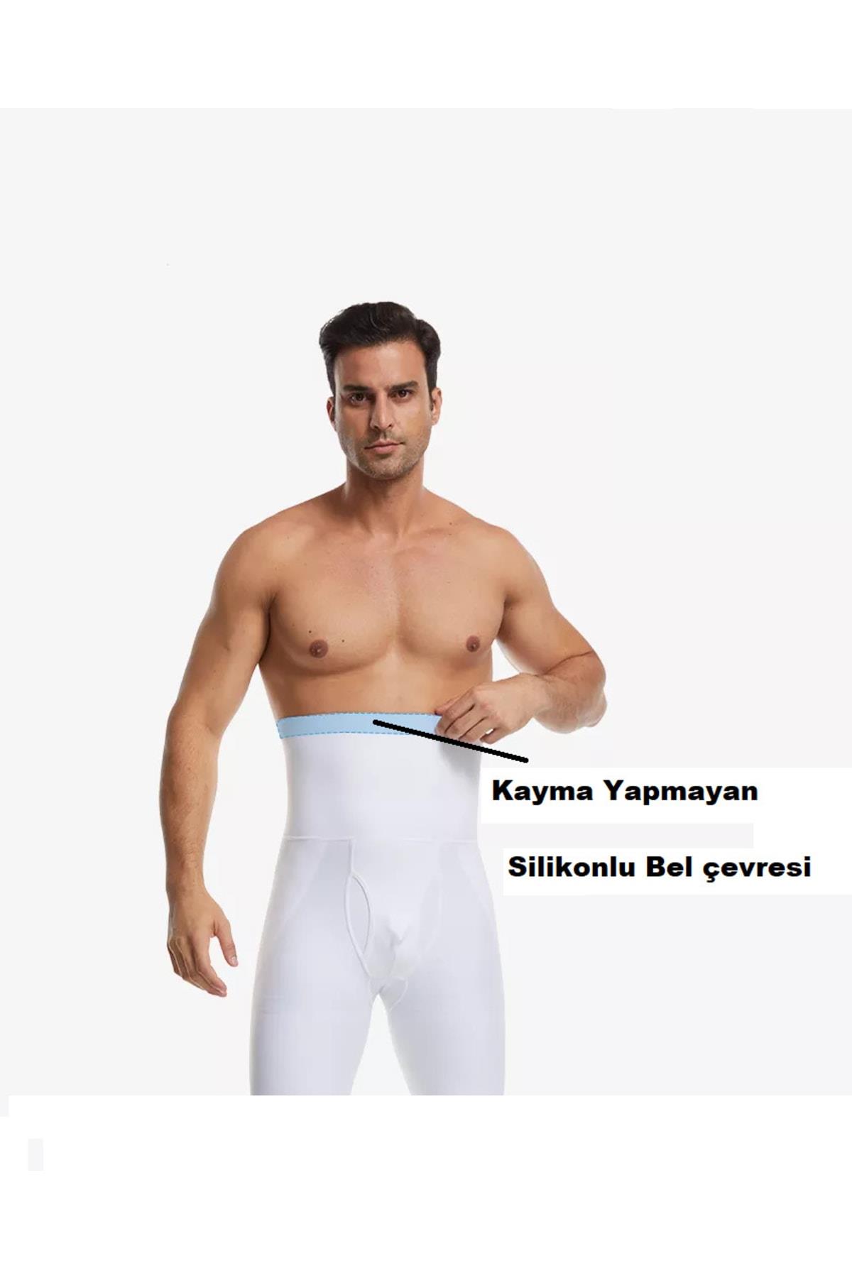 Danni Model Bel Ve Göbek Boxer Korse Beyaz Renk