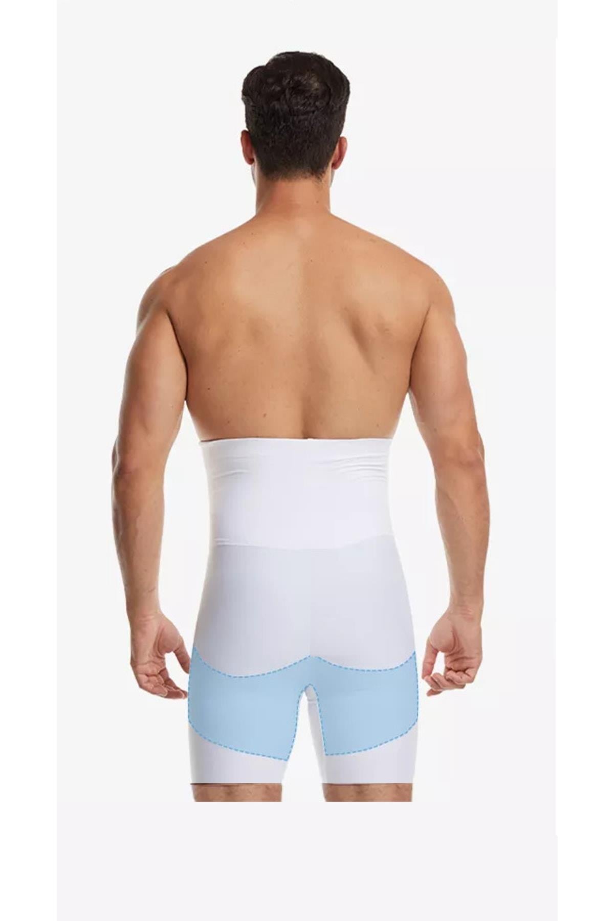 Danni Model Bel Ve Göbek Boxer Korse Beyaz Renk