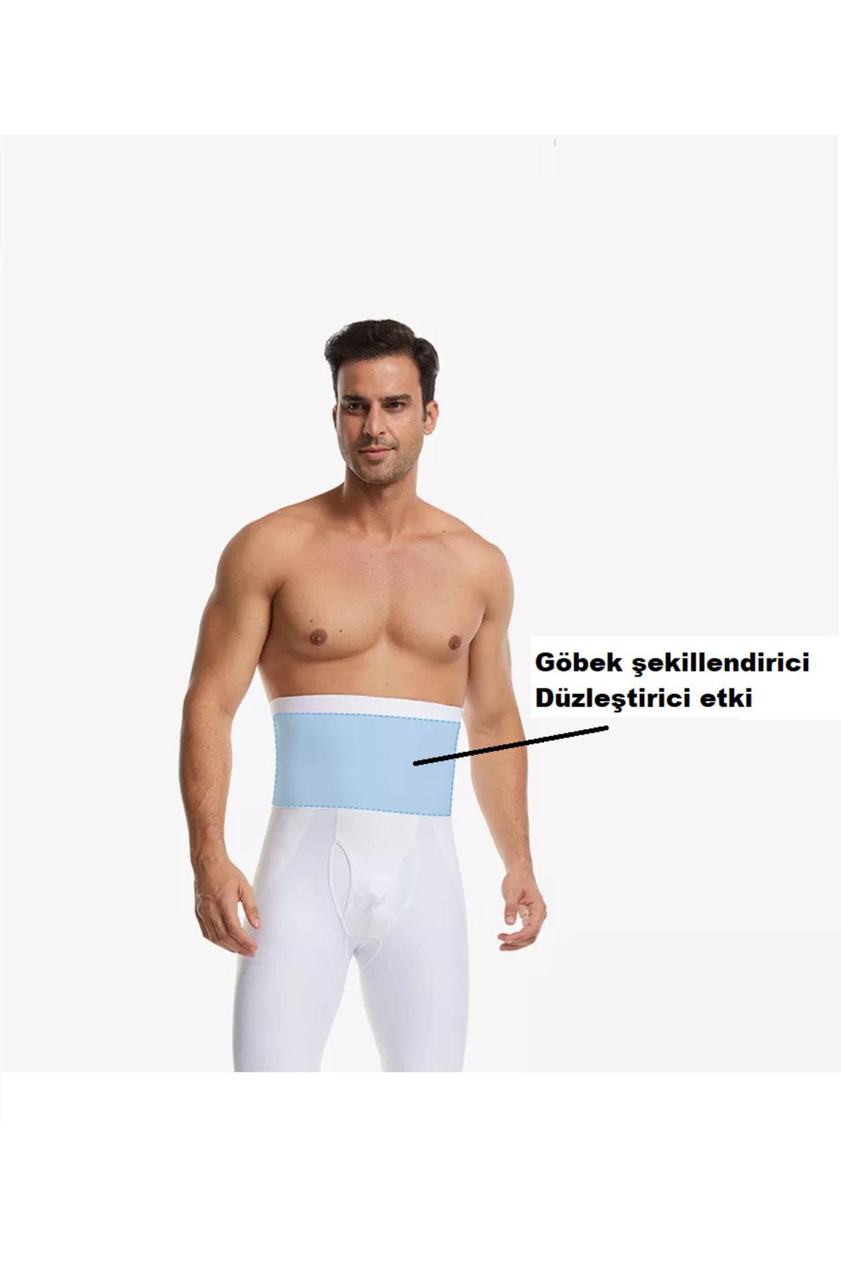 Danni Model Bel Ve Göbek Boxer Korse Beyaz Renk
