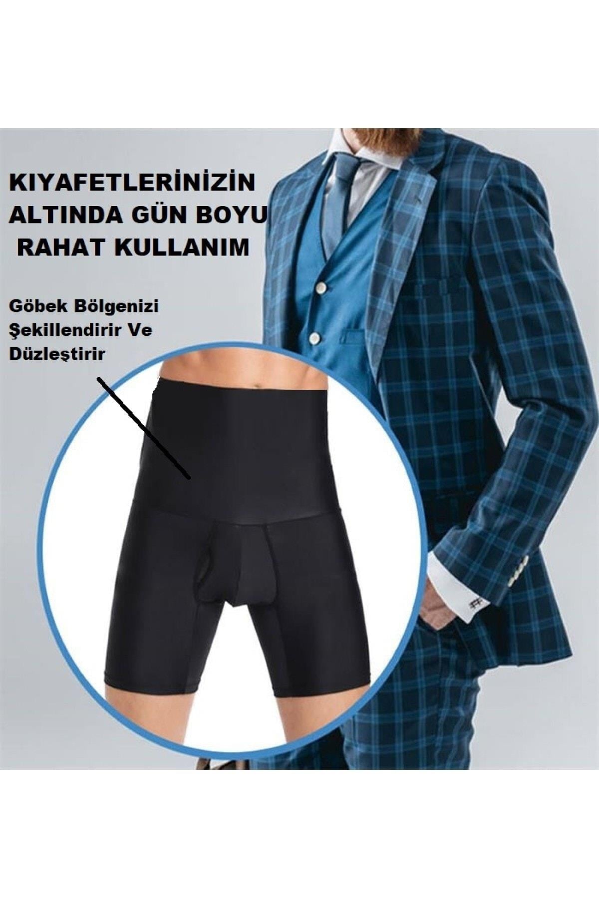 Danni Model Bel Ve Göbek Boxer Korse Siyah Renk